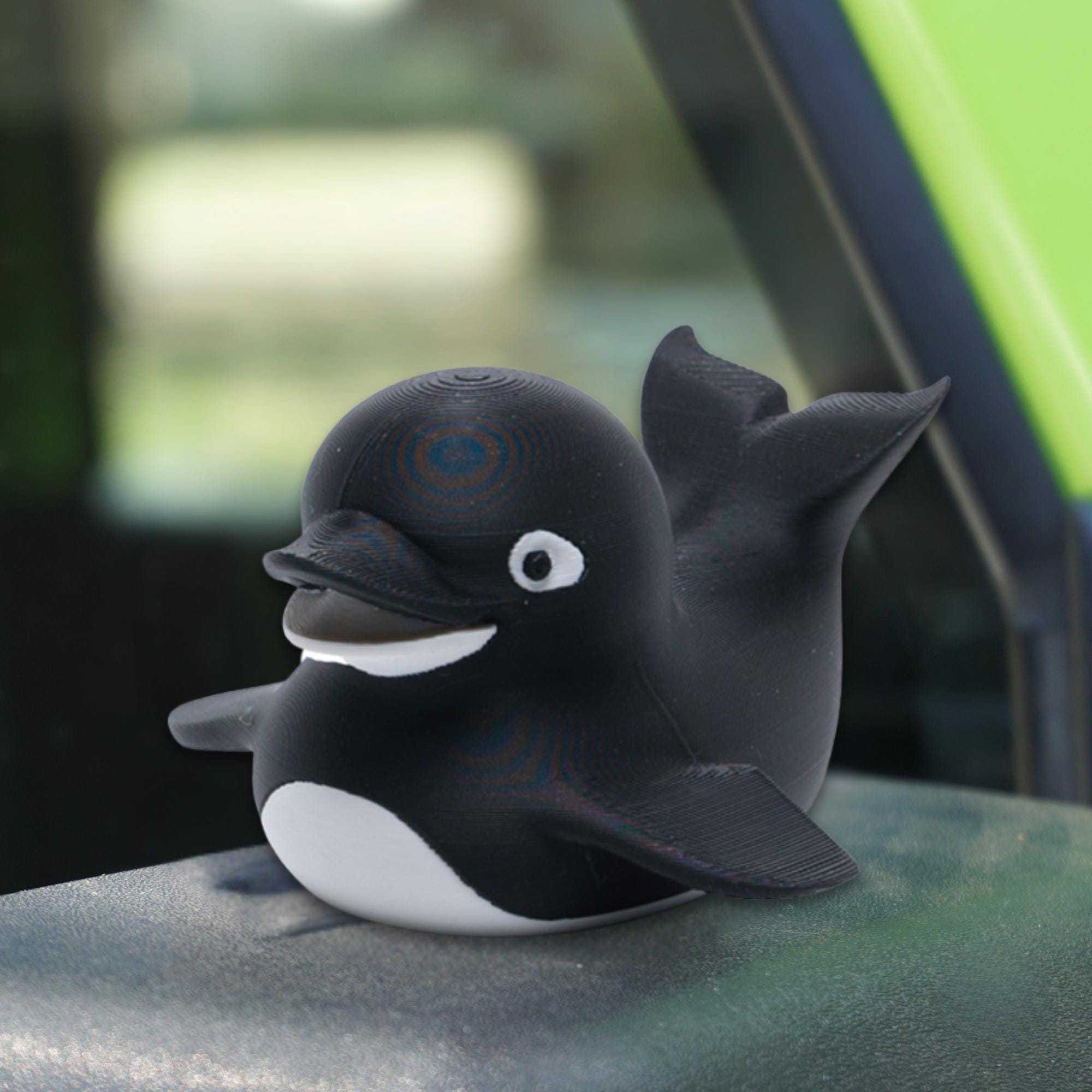Orca Duck Gift for Off-Road Adventure Fans Killer Whale Dashboard Duck Alaska Wildlife Party Favor Shamu Duck Road Trip Keepsake Gift Duck