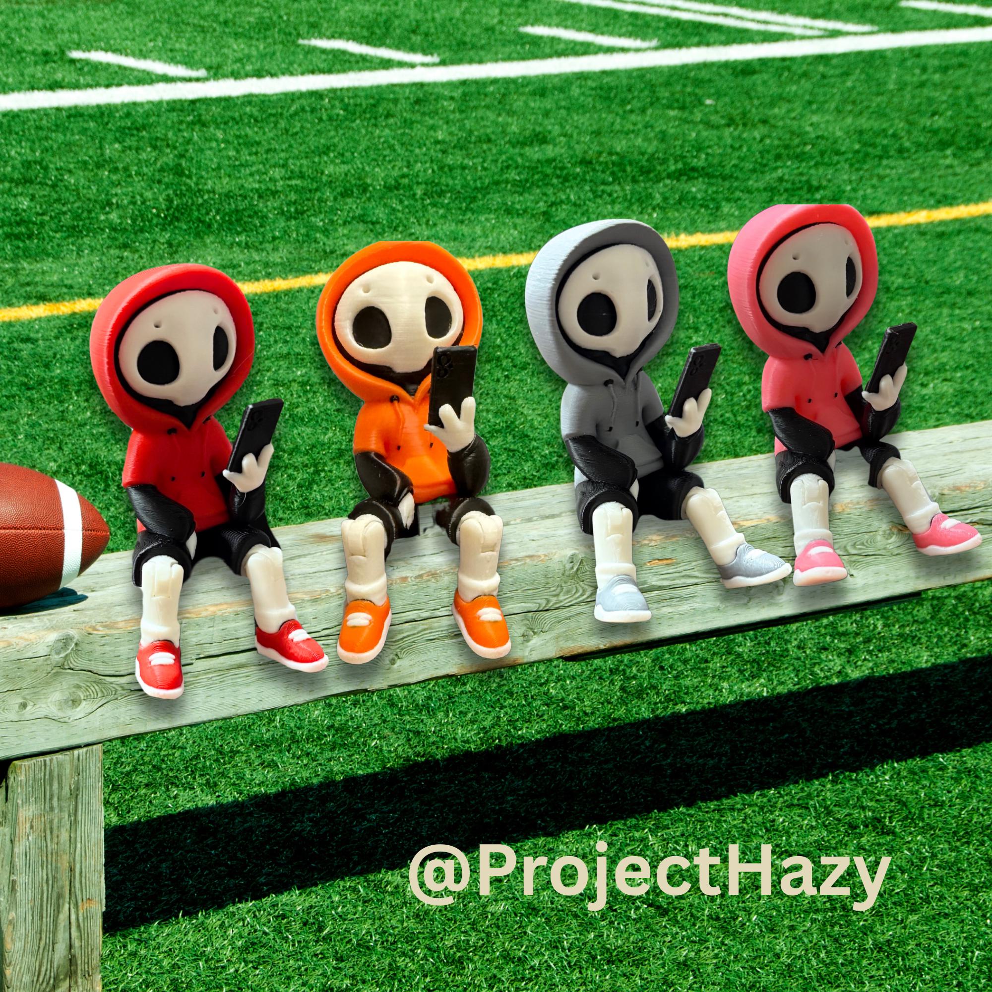 Project Hazy Always Scrolling Collectible Figure for Screen Time Awareness Look Up Reminder for Desk and Back to School Mindfulness Gift