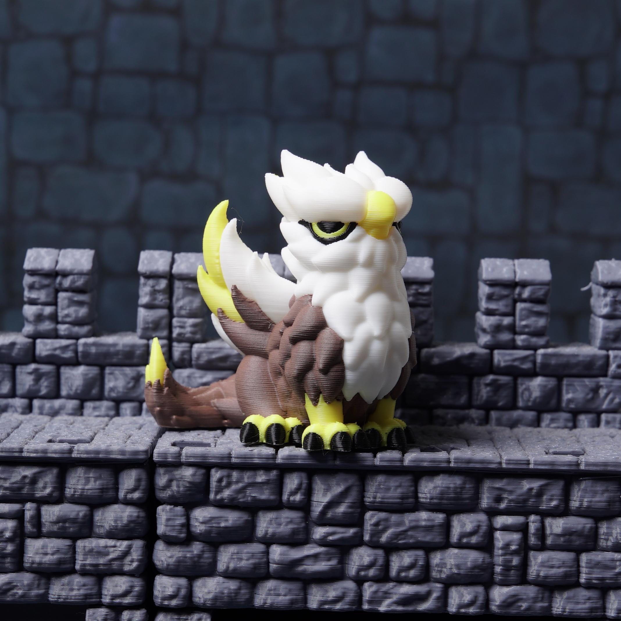 DnD Griffon Monster Miniature for TTRPG Lion Eagle Mythical Creature with Keen Sight Perception for DnD Role Play Game Character Griffin