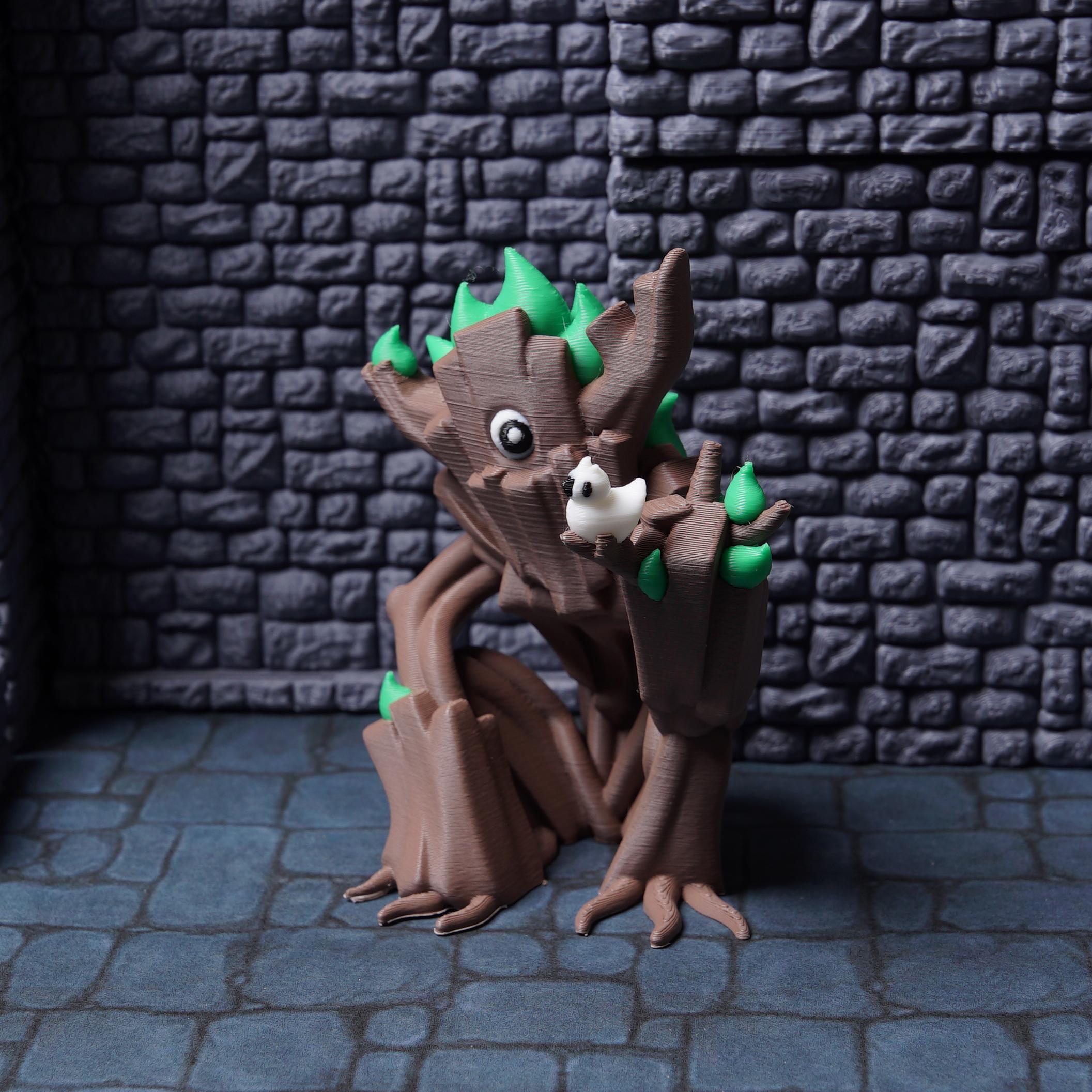 DnD Treant Monster Miniature Playful Design for Tabletop Role Play Games Gift for Dungeons and Dragons Fans Cute Tree Figure for TTRPG Fun