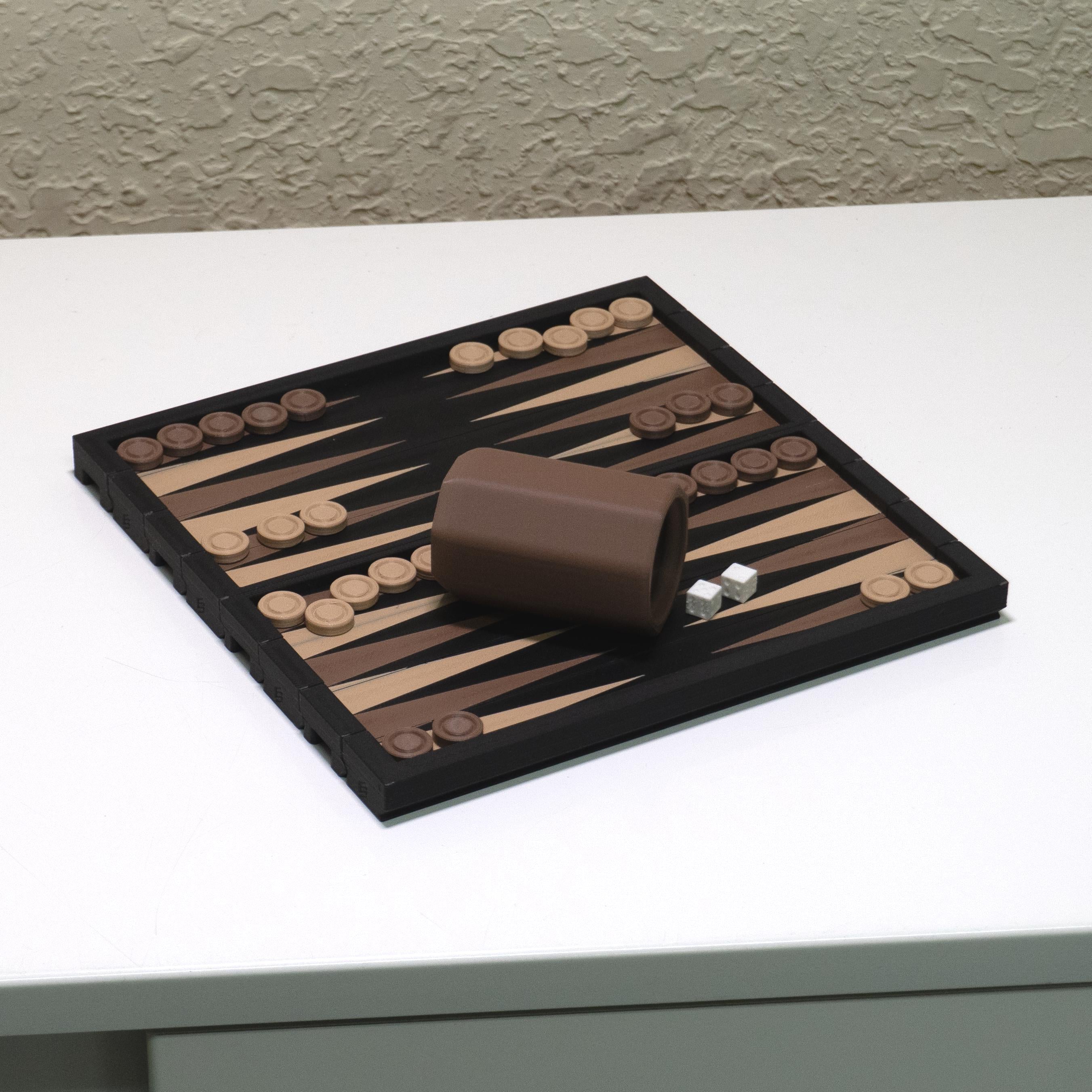 Portable Backgammon Set Gift for Traveler Roll Up Compact Game Packs Easily for Plane Cruise and Camping Game Waterproof for Outdoor Play