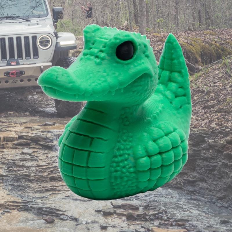 Gator Cruise Duck Gift Alligator Hide and Seek Duck for Ship Adventures UF Football Fan Cruise Gift Swamp Party Favor Keepsake Gator Duck