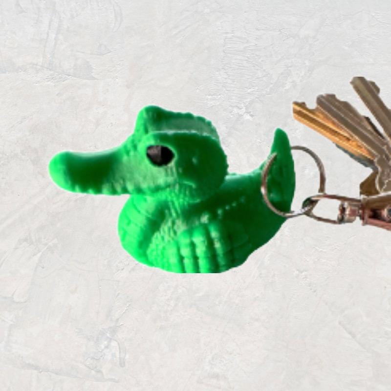 You&#39;ve Been Ducked Special Free Mini Gator, Flamingo, Sheriff Duck Keychain with Purchase of Standard Duck for Jeep Ducking 3D Toy Duck