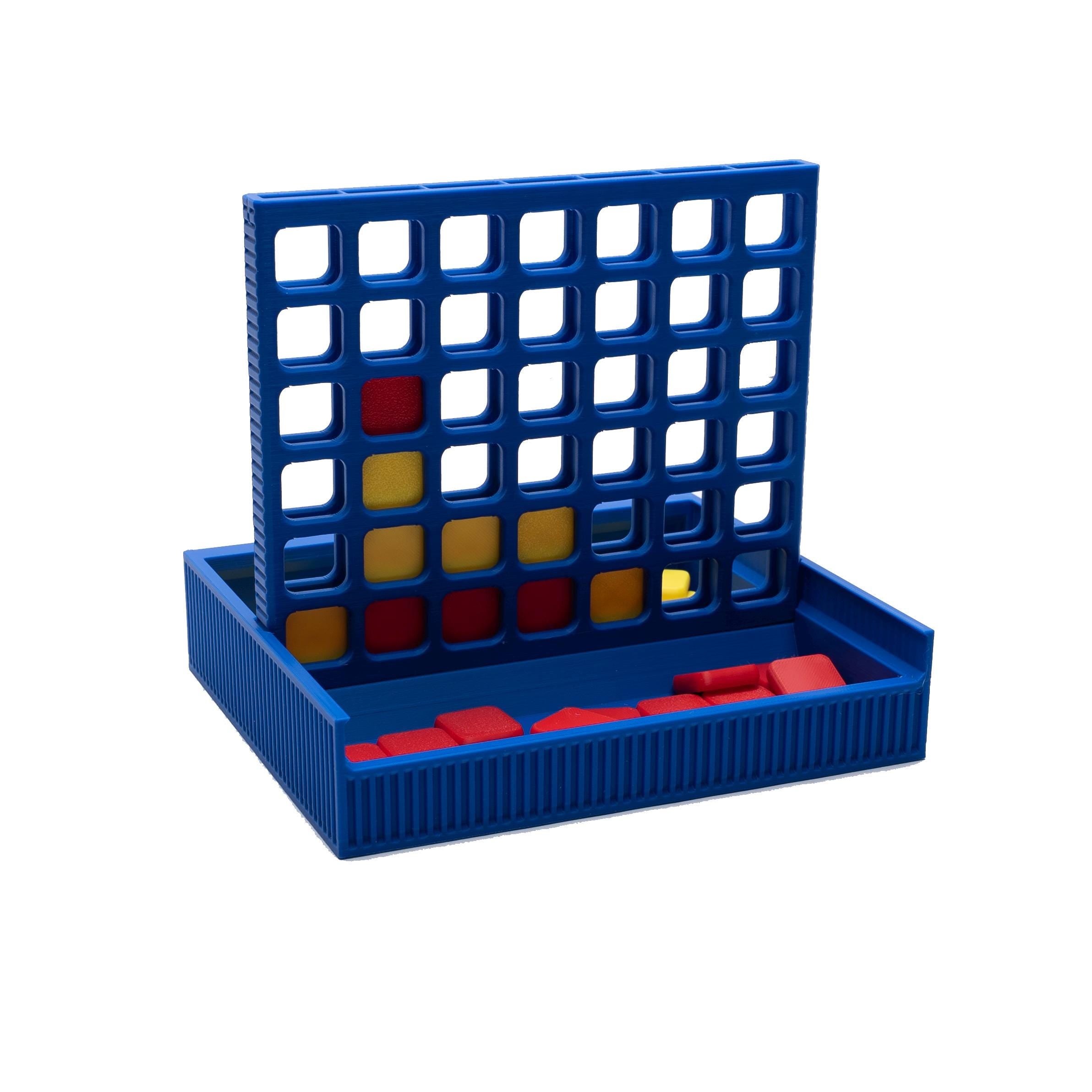 Gift for Game Lovers 4-in-a-Row Portable Game for Car Trip Activity Idea Gift for Teen Camp Travel Game for Outdoor Poolside Game for Kids