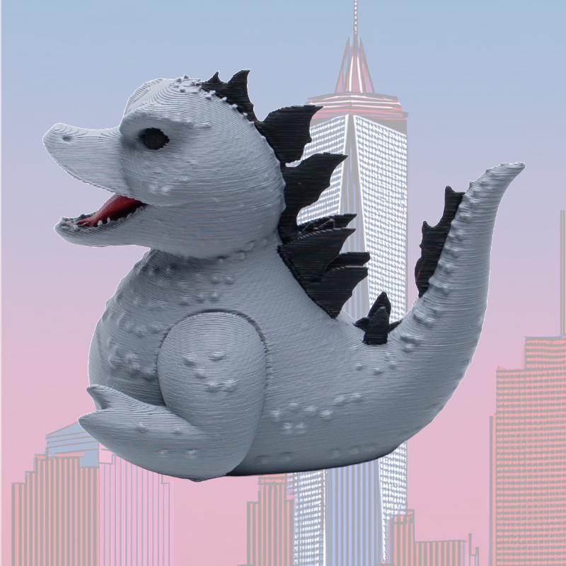 Godzilla Cruise Duck Gift Monster Lover Hide and Seek Duck Sci-Fi Movie Gift for Him Kaiju Duck for Ship Adventures Fun Travel Keepsake