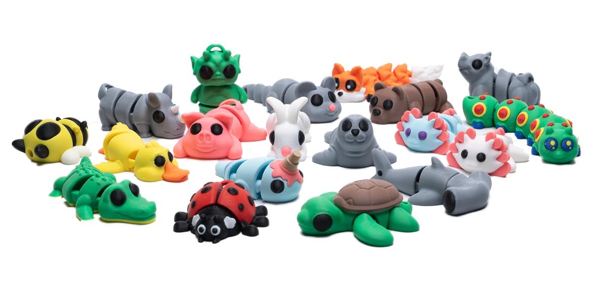 Biggie Piggy Jiggler Wearable Toy 3D Articulated Clip On Backpack Buddy Non Toxic Washable Toy Party Favor with No Small Parts Gift for Kids