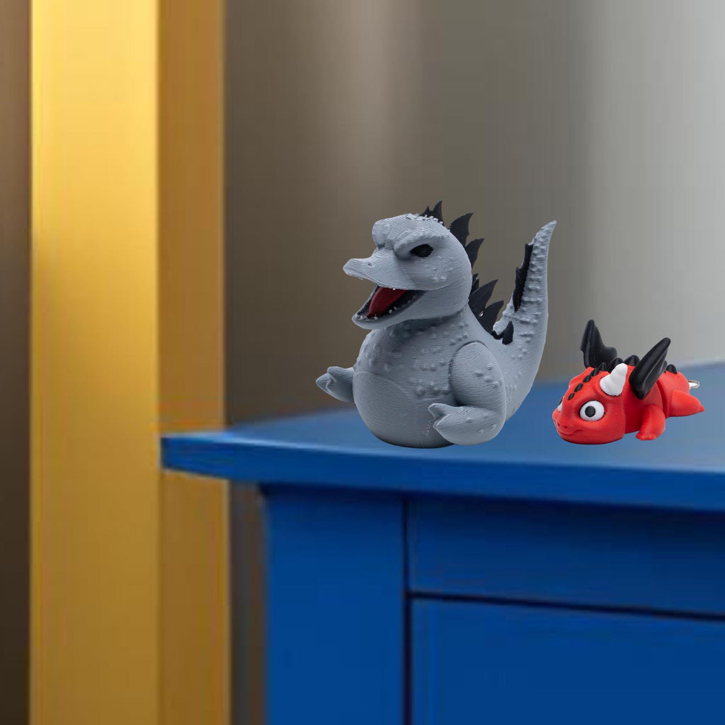 Godzilla Cruise Duck Gift Monster Lover Hide and Seek Duck Sci-Fi Movie Gift for Him Kaiju Duck for Ship Adventures Fun Travel Keepsake