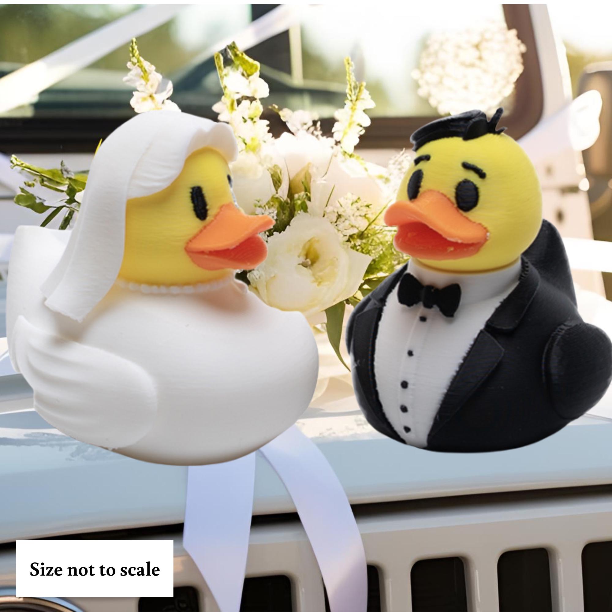 Bride and Groom Cruise Ducks Gift Rustic Wedding Favor for Ship Honeymoon or Bridal Party Souvenir Groom Cake Topper Cute Cruise Duck Find