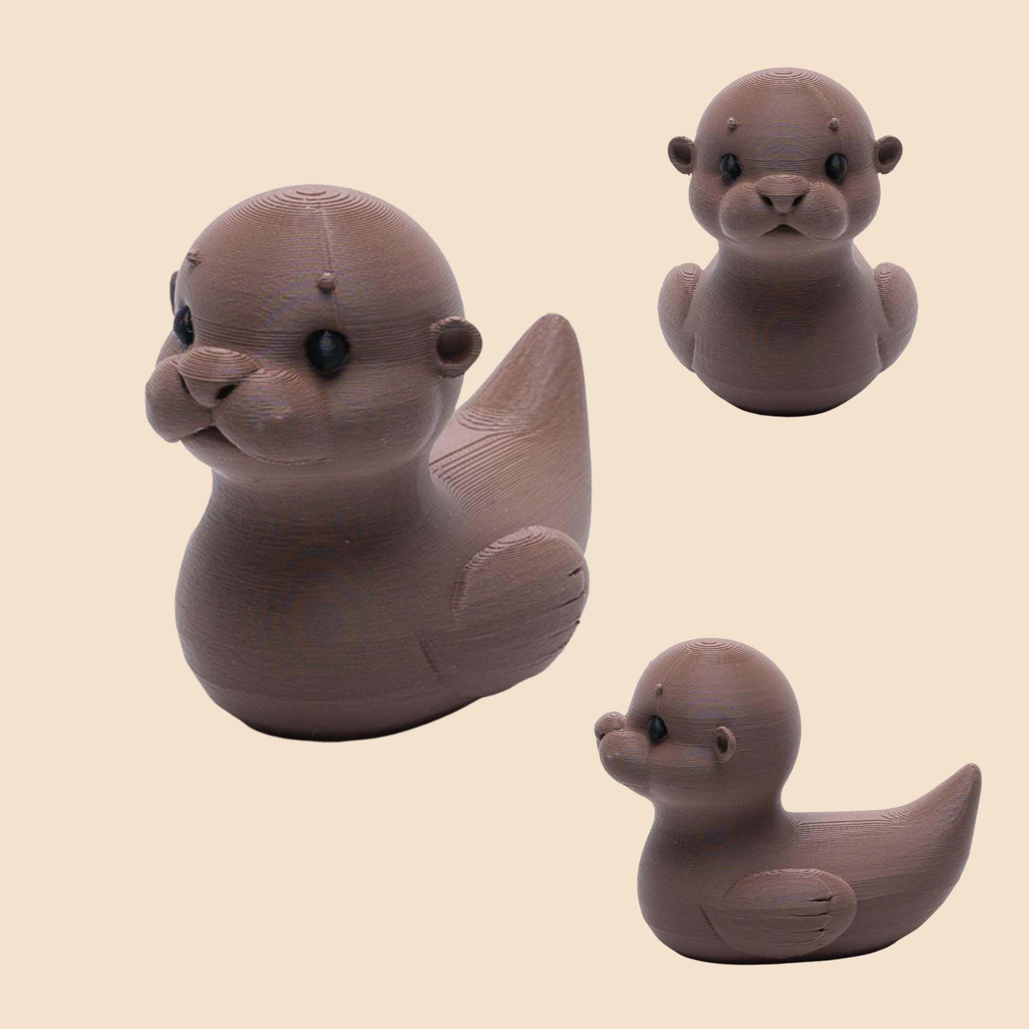 Otter Duck Gift for 4x4 Ducking Fans Cute Dashboard Duck for Nature Lovers Woodlands Party Favor Cake Topper Trail Keepsake Gift for Her