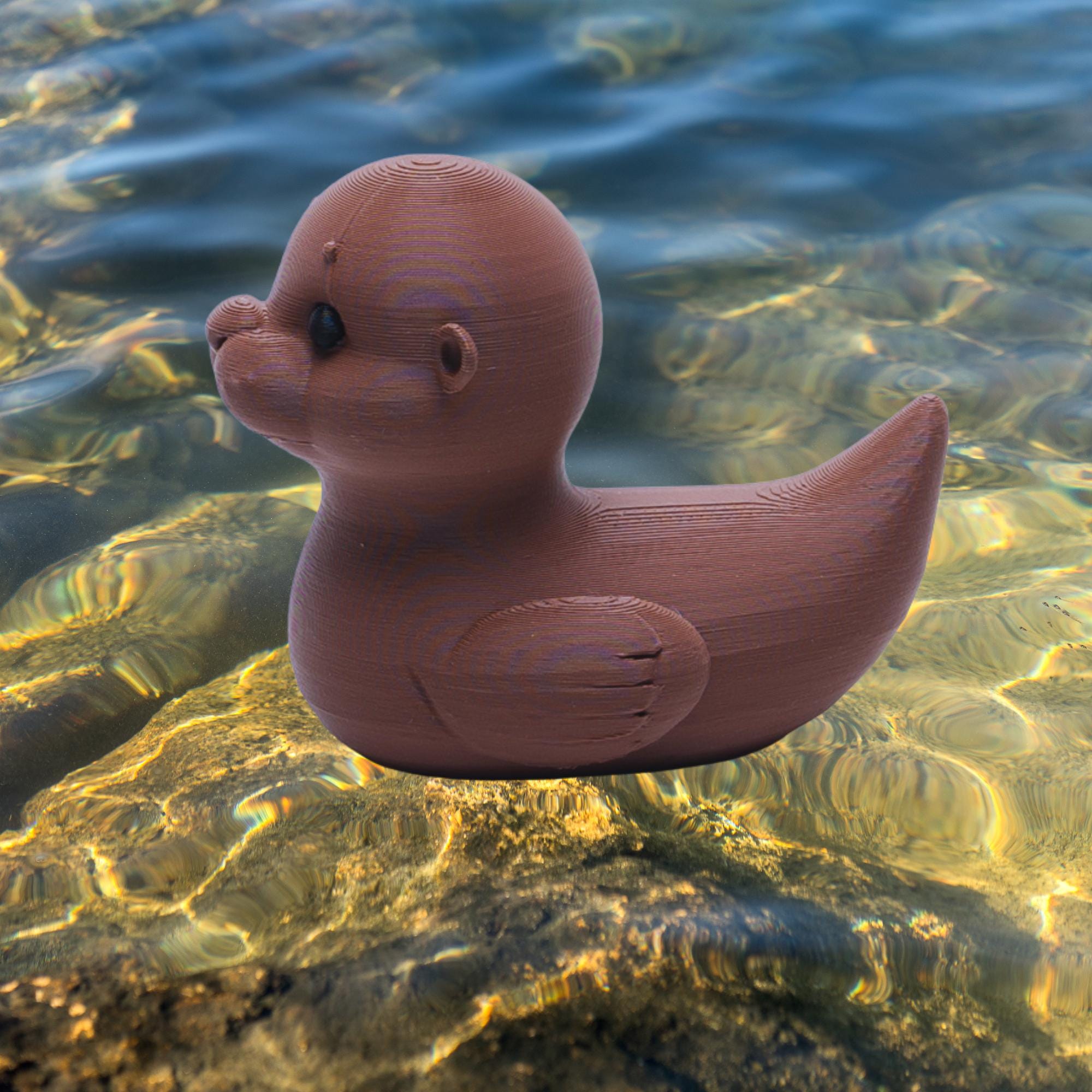 Otter Cruise Duck Gift Cute Nature Lover Hide and Seek Duck Woodlands Animal Party Favor Cake Topper Travel Keepsake for Ship Adventures
