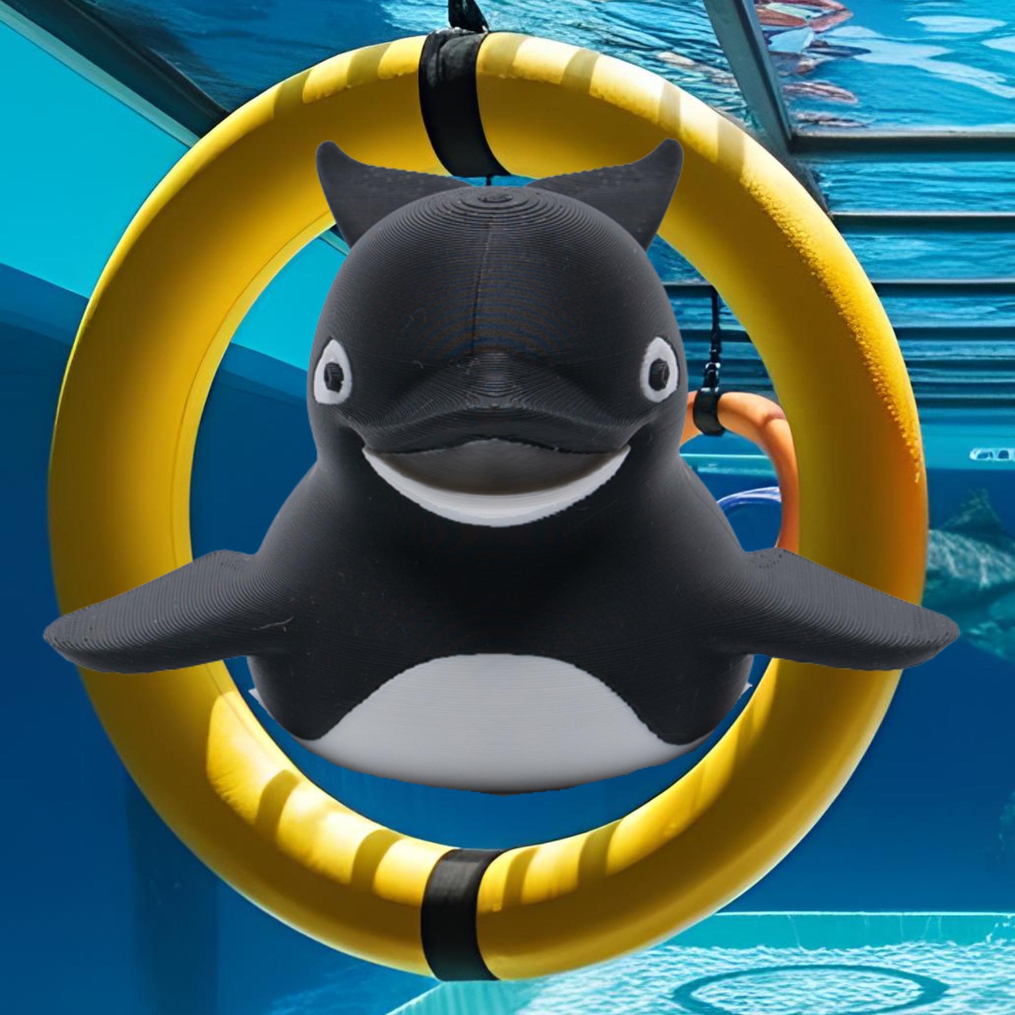 Orca Cruise Duck Gift Killer Whale Hide and Seek Duck for Alaska Adventures Shamu Duck Party Favor Wildlife Travel Keepsake Cruise Souvenir