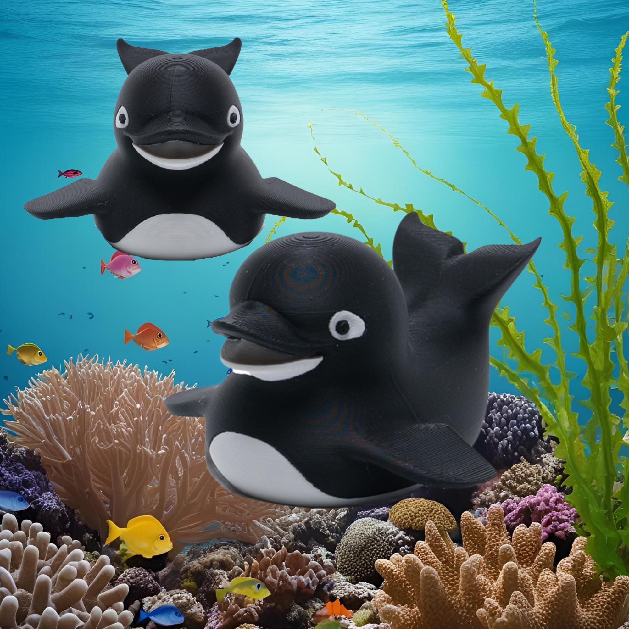 Orca Cruise Duck Gift Killer Whale Hide and Seek Duck for Alaska Adventures Shamu Duck Party Favor Wildlife Travel Keepsake Cruise Souvenir