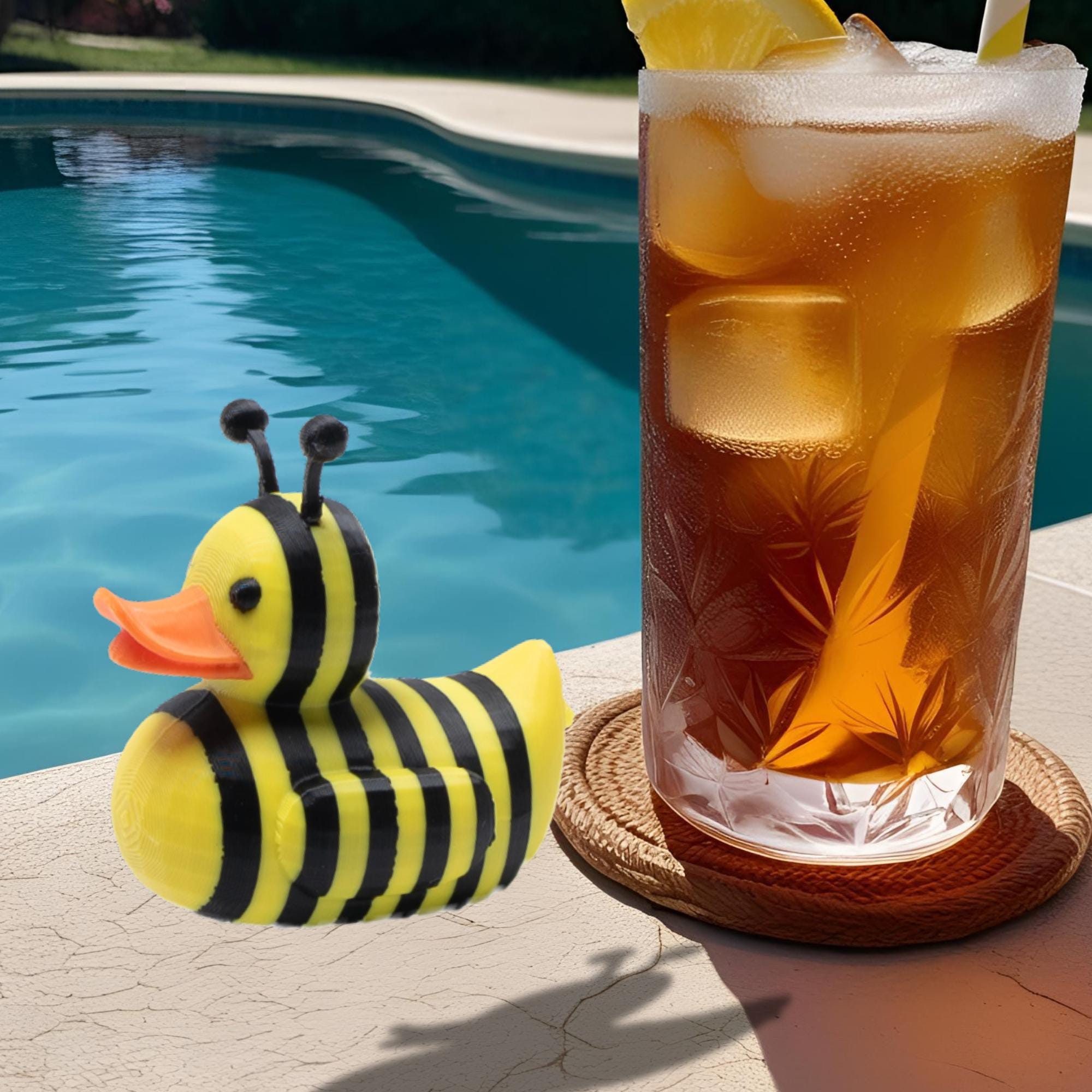 Bee Duck Gift for 4x4 Ducking Fun Bumblebee Hide and Seek Dashboard Duck Gift for Off-Road Drivers and Garden Lovers Busy Bee Trail Keepsake