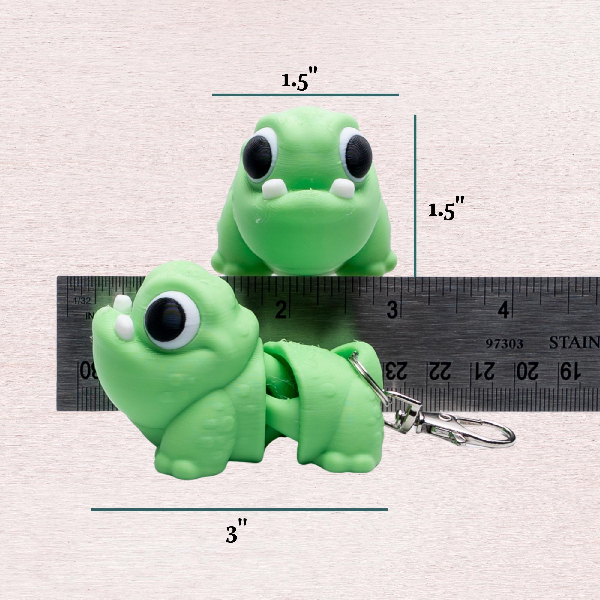 Gift Toy for Kids Fidget Flexi Cute Monster Keychain 3D Articulated Gift for Children Stress Relief Birthday Party Favor Idea for Boys Girls