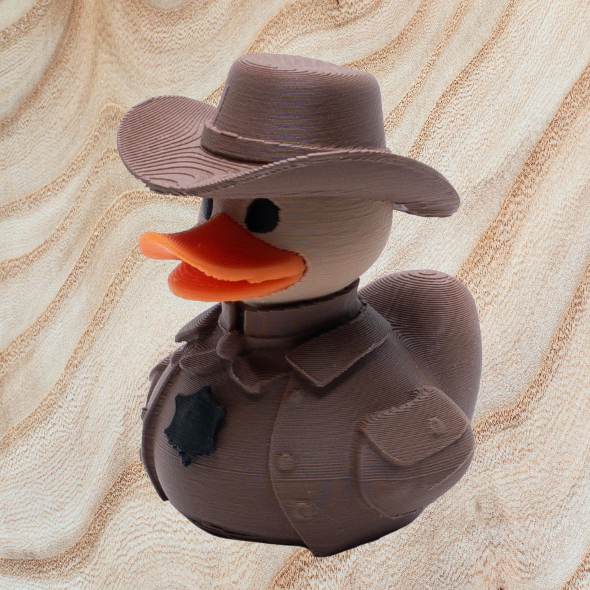 Cowboy Hat Sheriff Cruise Duck Law Duck Gift for Police & Sheriff Fans Western Style Hide and Seek Duck Cruise Souvenir Gift for Him Cruise