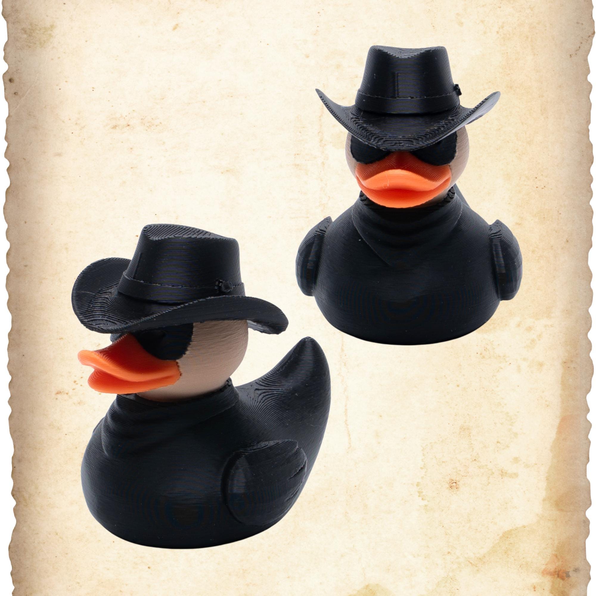 Western Ducking Set of 3 Sheriff Outlaw Blondie Ducks for Ducking Fans Law Enforcement Gift for Dad Cowboy Party Favor Trail and Cruise Duck