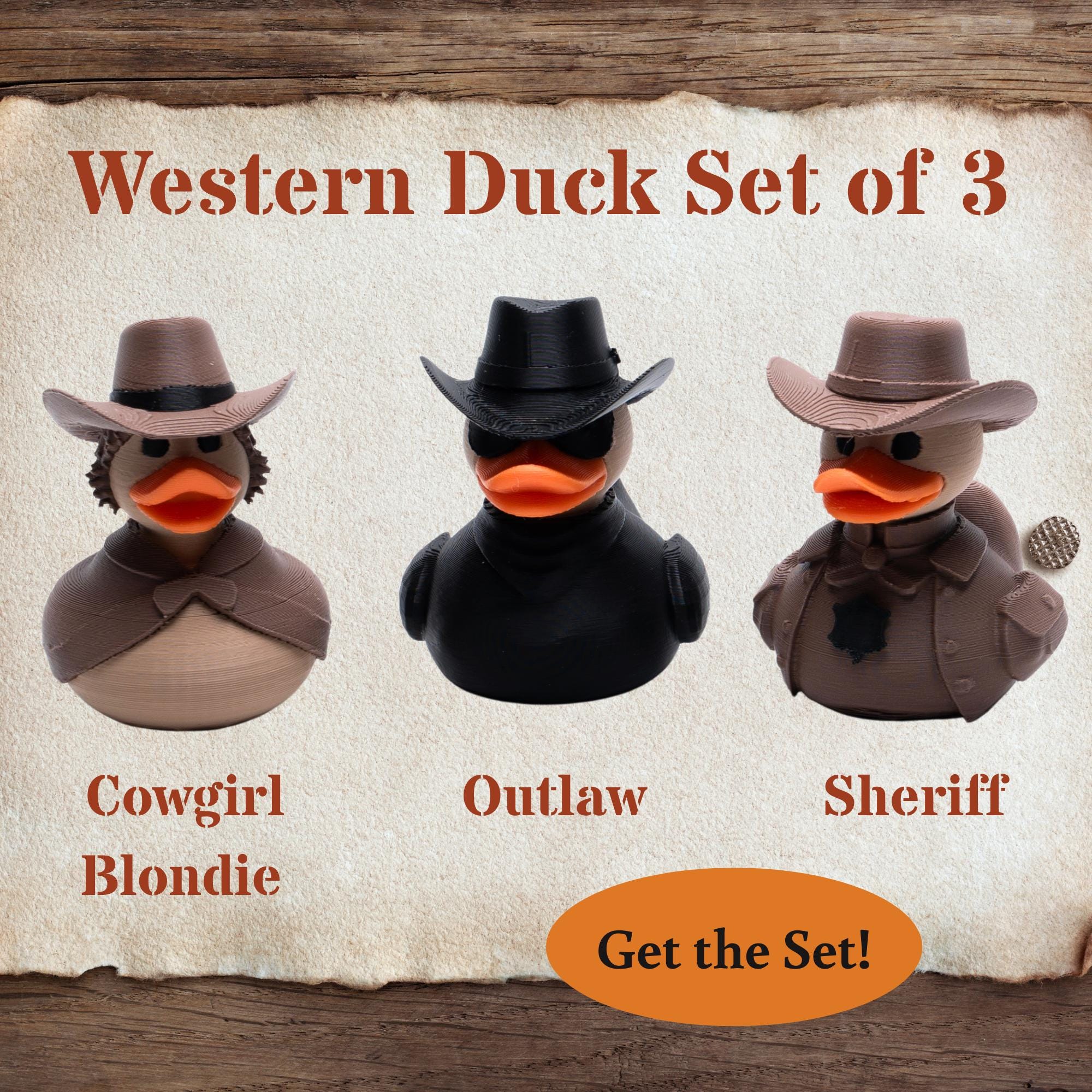 Outlaw Cruise Duck Gift Cowboy Hide and Seek Duck for Ship Adventures Rustic Western Party Favor Gift for Him Nautical Keepsake for Cowboys