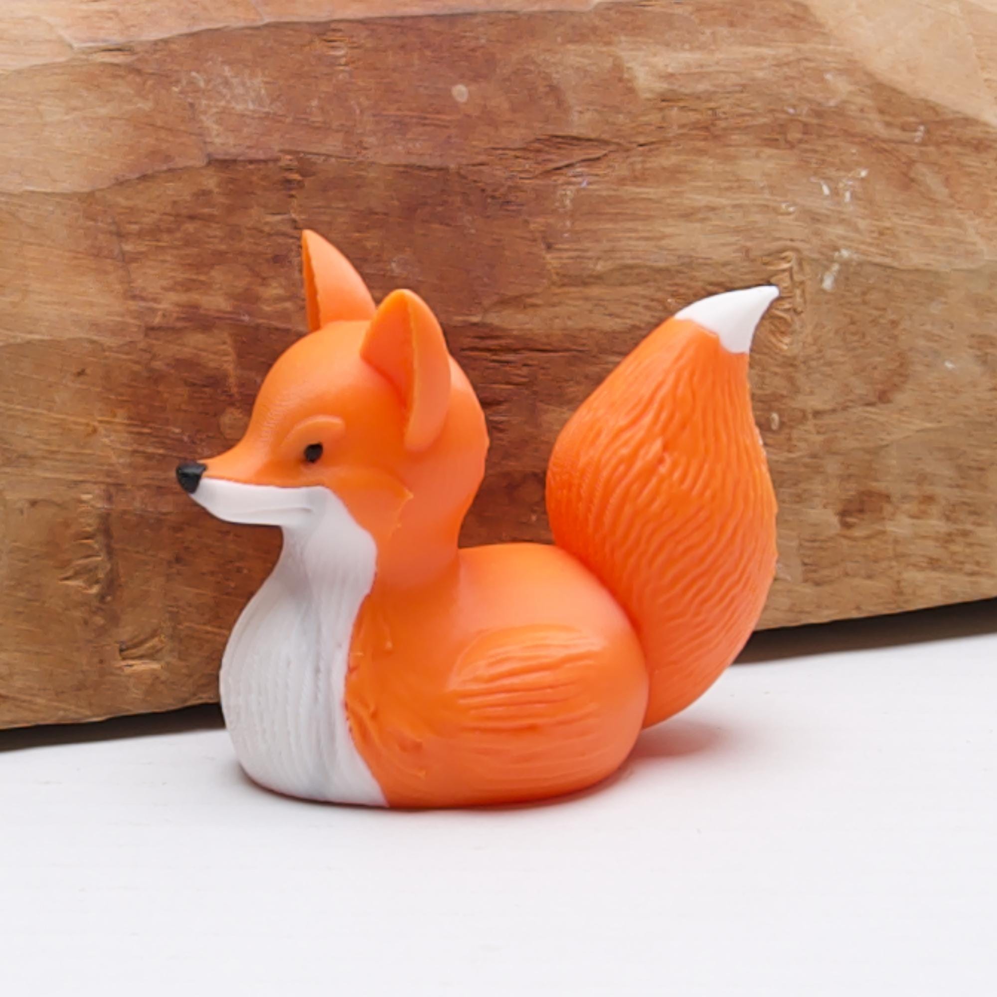 Fox Cruise Duck Gift Woodland Animal Hide and Seek Duck for Ship Adventures Party Favor Cake Topper Gift for Her Travel Keepsake Fox Duck