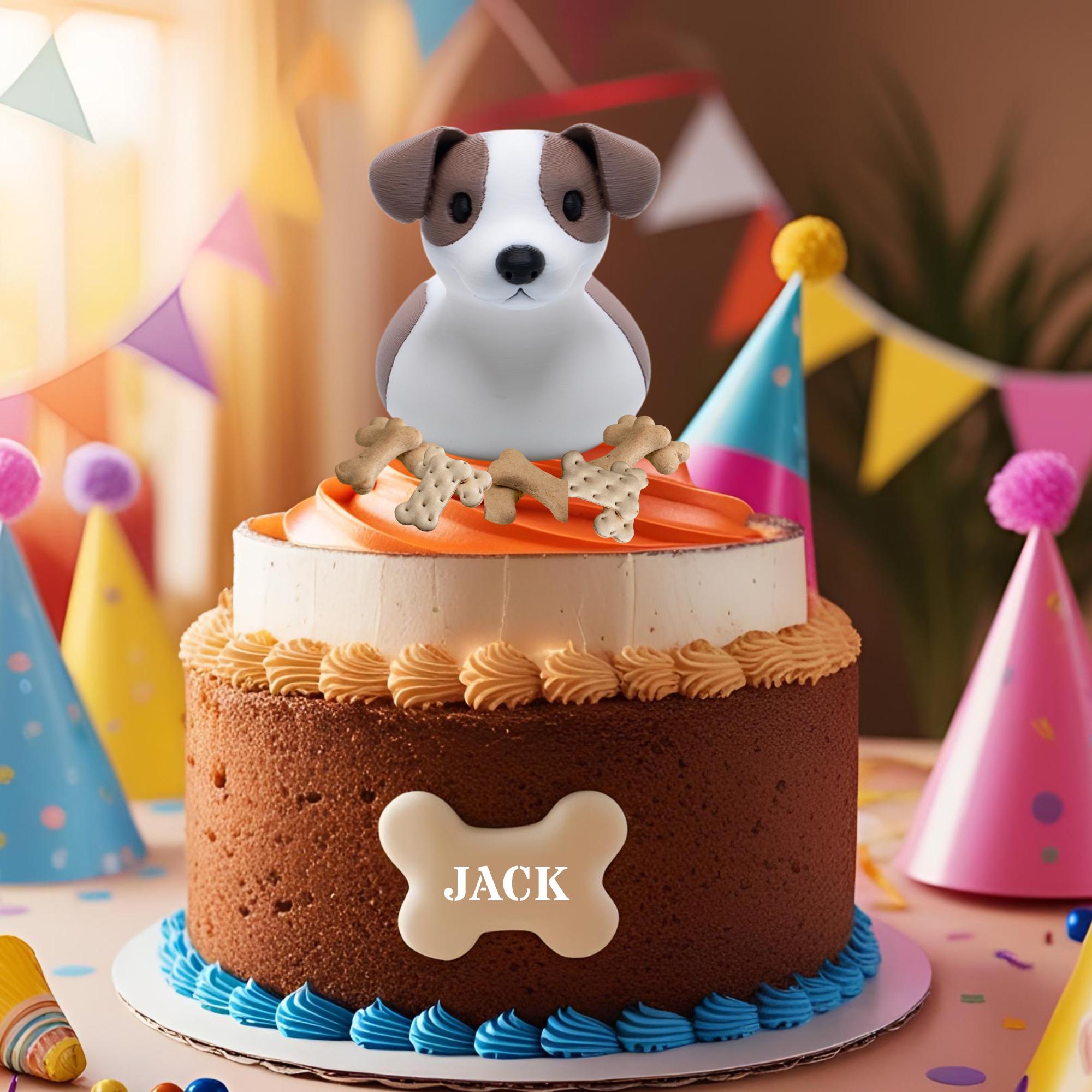 Jack Russell Cruise Duck Gift Puppy Lover Hide and Seek Duck Breeder Thank You Gift Dog Birthday Cake Topper Keepsake Travel Duck Pet Fans