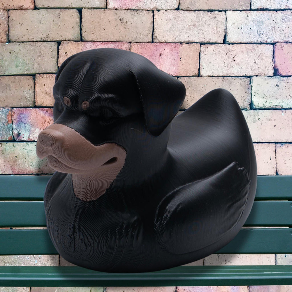 Rottweiler Cruise Duck Gift Dog Lover Hide and Seek Duck Gift for Him Puppy Party Favor Dog Birthday Cake Topper | Nautical Souvenir Duck