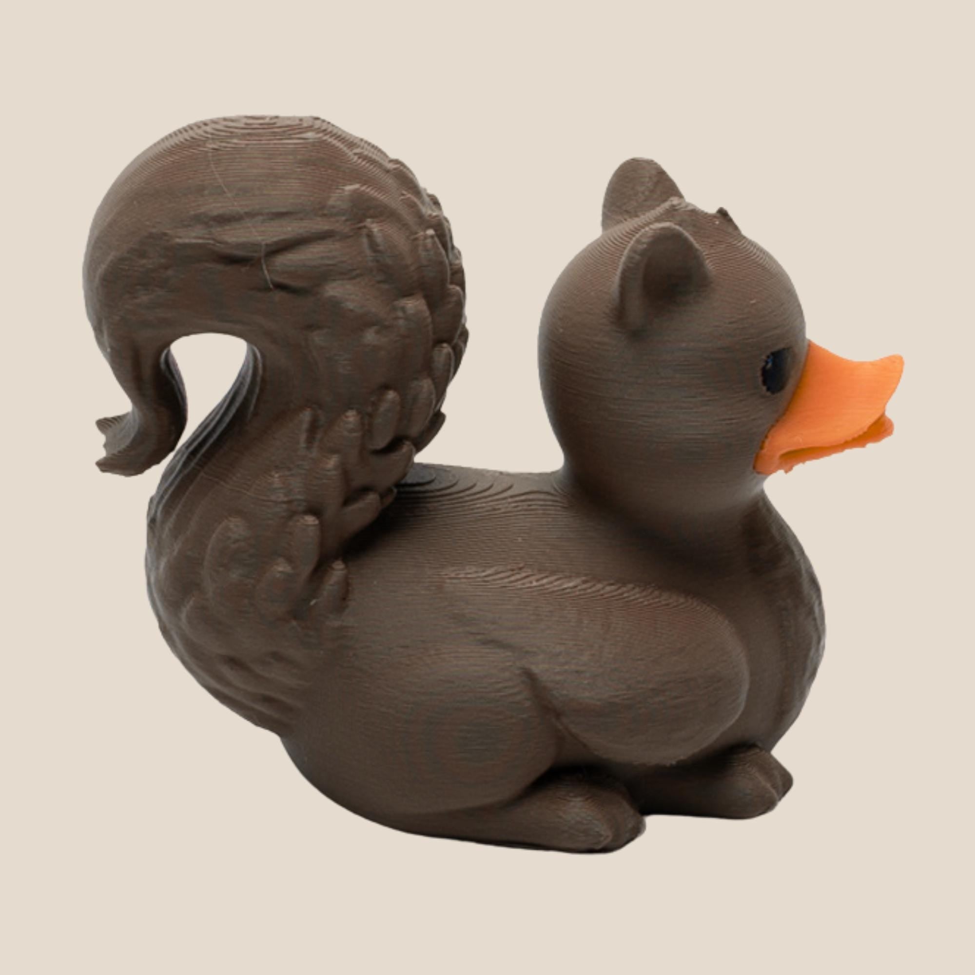 Squirrel Cruise Duck Gift Woodland Animal Hide and Seek Duck Nature Party Favor Birthday Cake Topper for Kids Collectible Travel Keepsake