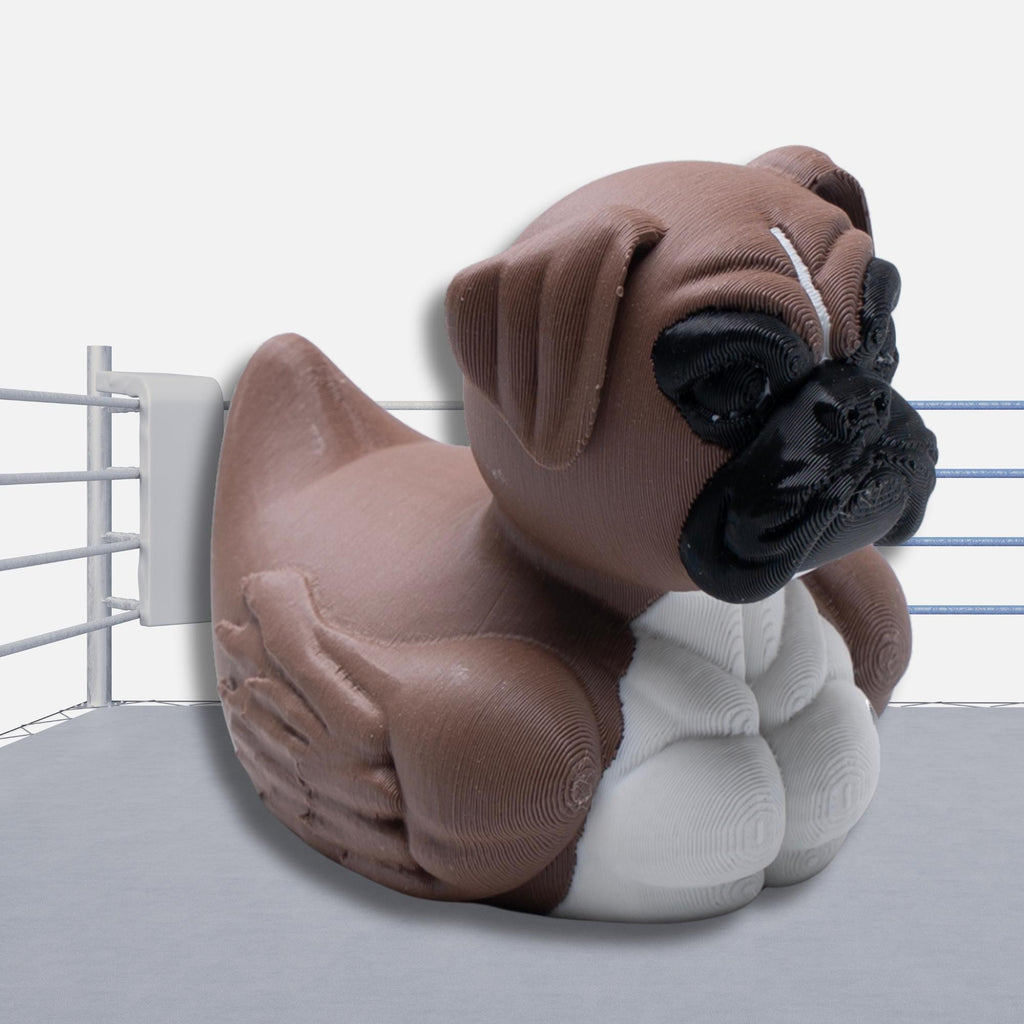 Boxer Cruise Duck Gift Dog Lover Hide n Seek Duck Fun Travel Gift for Him Puppy Party Favor Dog Birthday Cake Topper Souvenir Keepsake Duck
