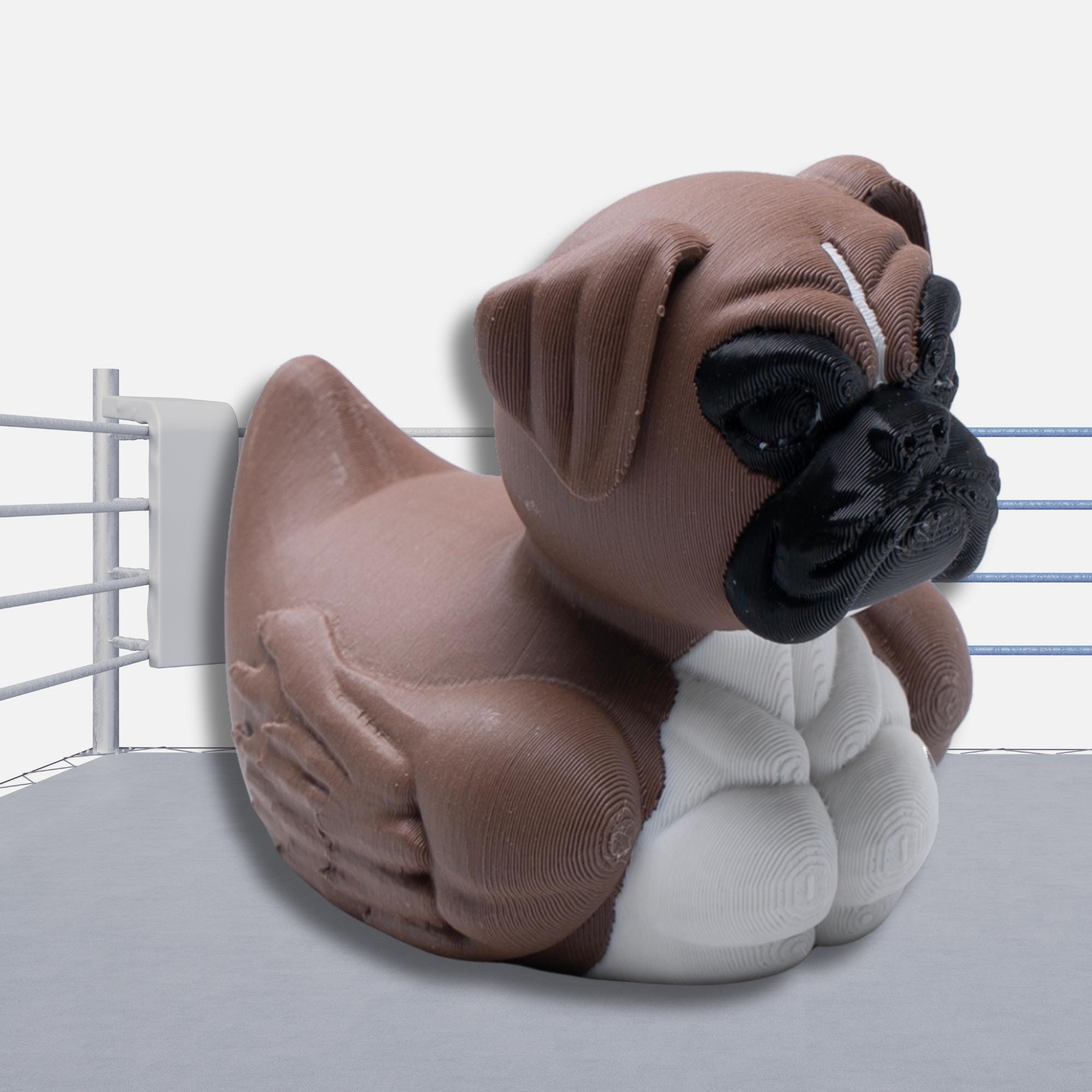 Boxer Cruise Duck Gift Dog Lover Hide n Seek Duck Fun Travel Gift for Him Puppy Party Favor Dog Birthday Cake Topper Souvenir Keepsake Duck