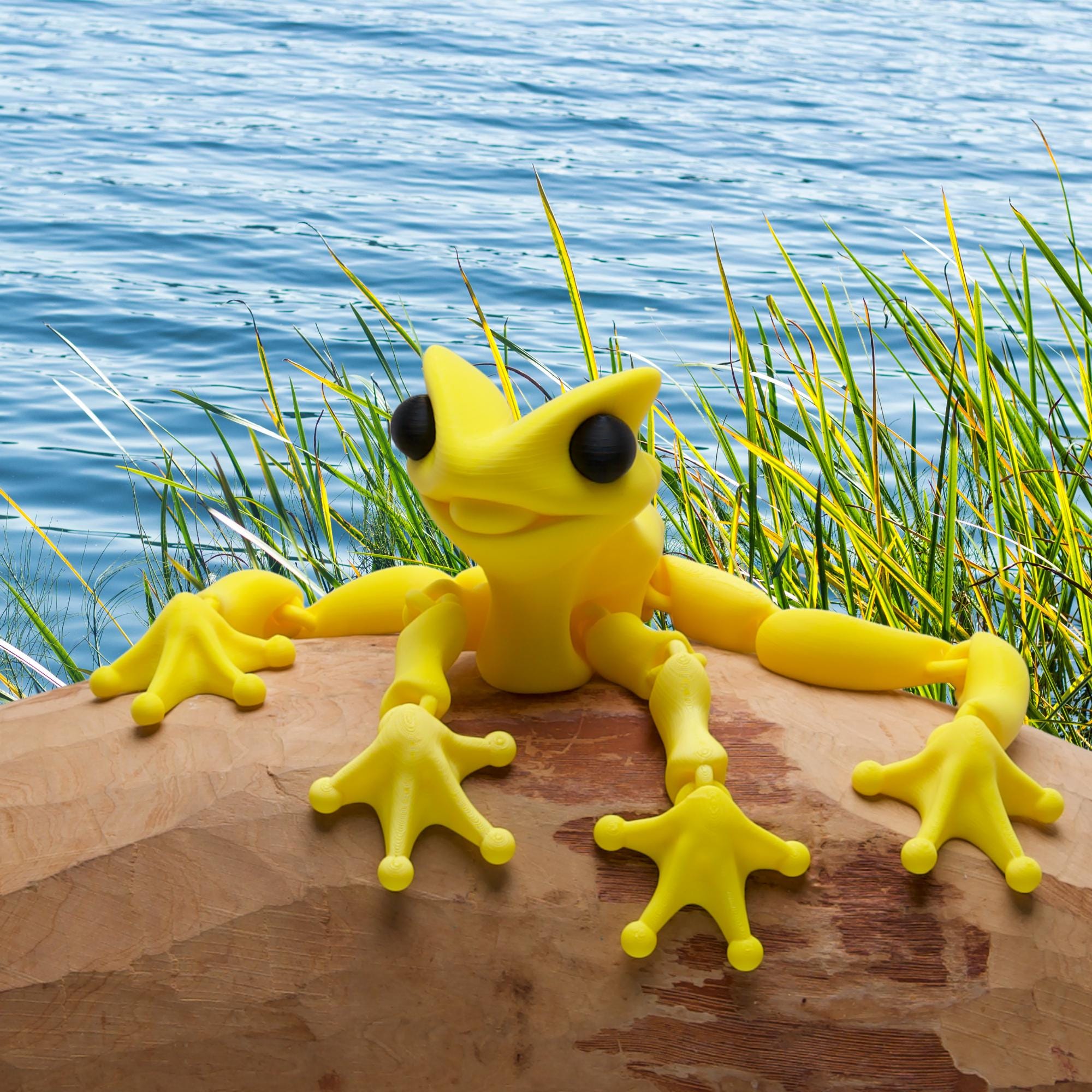 Gift for Boy Kids Toy Giant Frog for Imaginative Pretend Play Fun Magnets for Custom Poses on White Boards in Kids Bedroom Gift Playroom