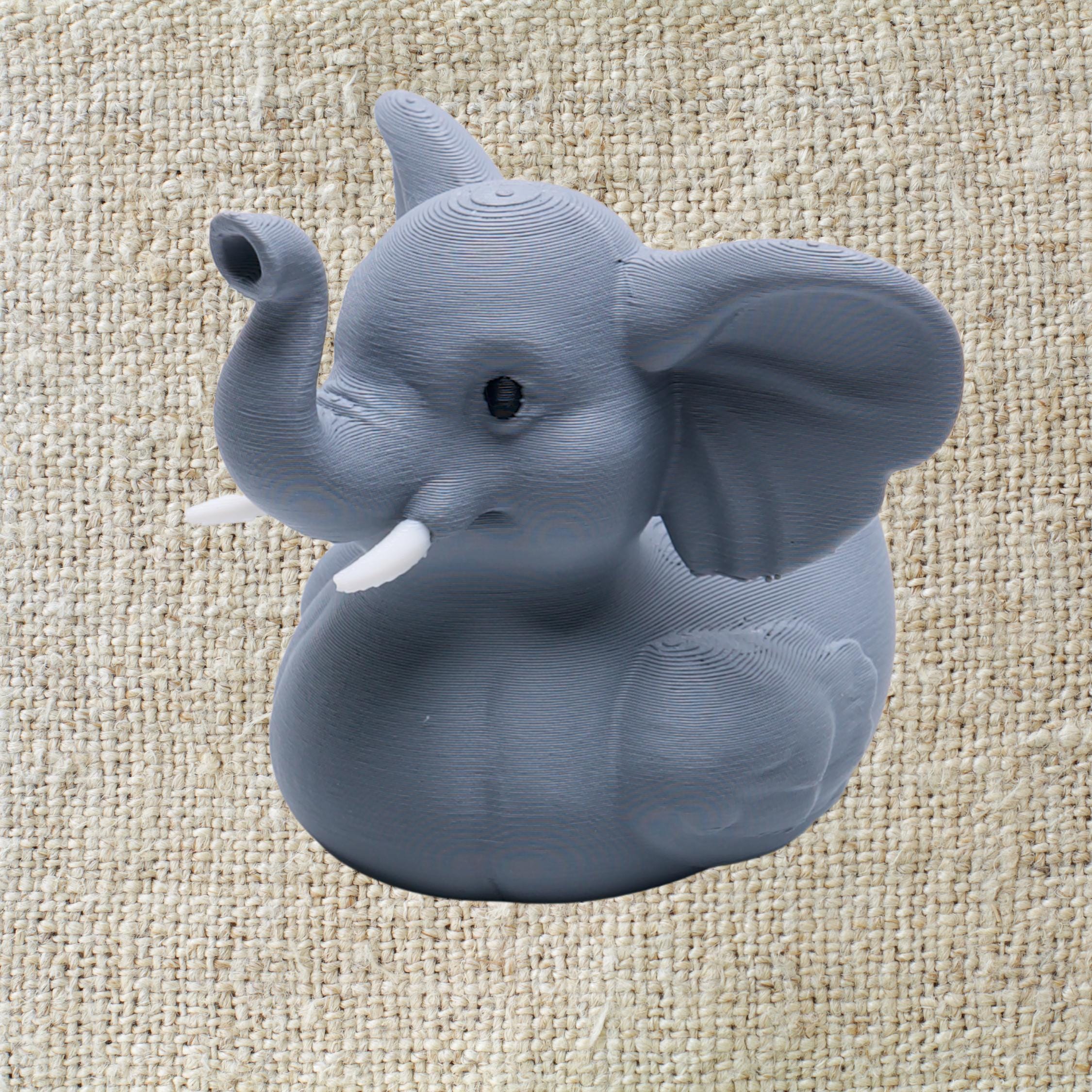 Elephant Cruise Duck Gift Safari Animal Hide and Seek Duck for Ship Adventures Bon Voyage Party Favor Cake Topper Travel Gift for Cruisers