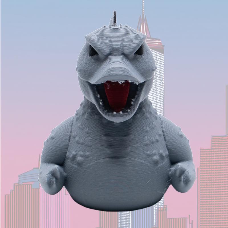 Godzilla Cruise Duck Gift Monster Lover Hide and Seek Duck Sci-Fi Movie Gift for Him Kaiju Duck for Ship Adventures Fun Travel Keepsake