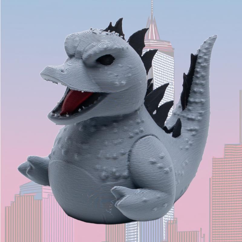 Godzilla Cruise Duck Gift Monster Lover Hide and Seek Duck Sci-Fi Movie Gift for Him Kaiju Duck for Ship Adventures Fun Travel Keepsake