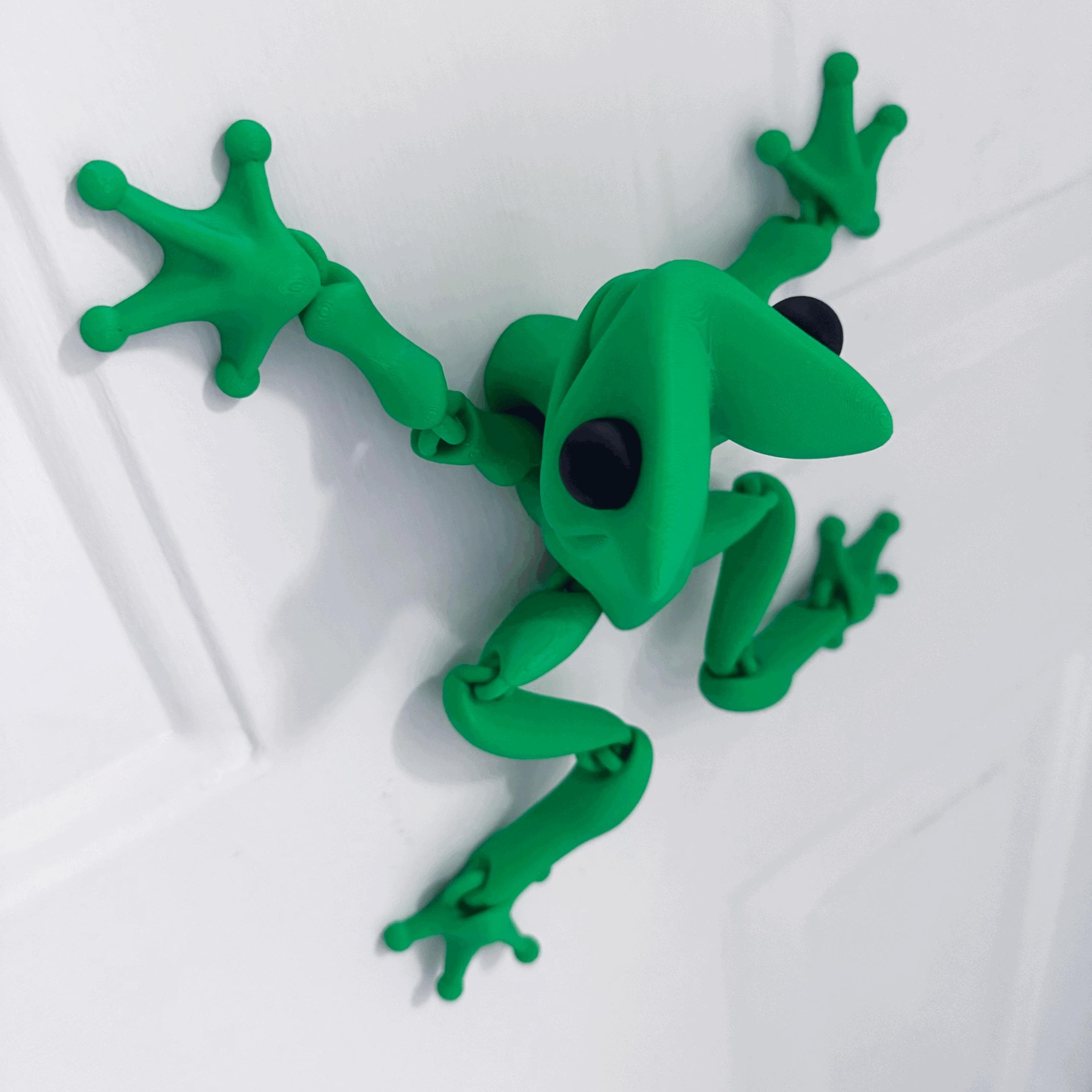 Gift for Boy Kids Toy Giant Frog for Imaginative Pretend Play Fun Magnets for Custom Poses on White Boards in Kids Bedroom Gift Playroom