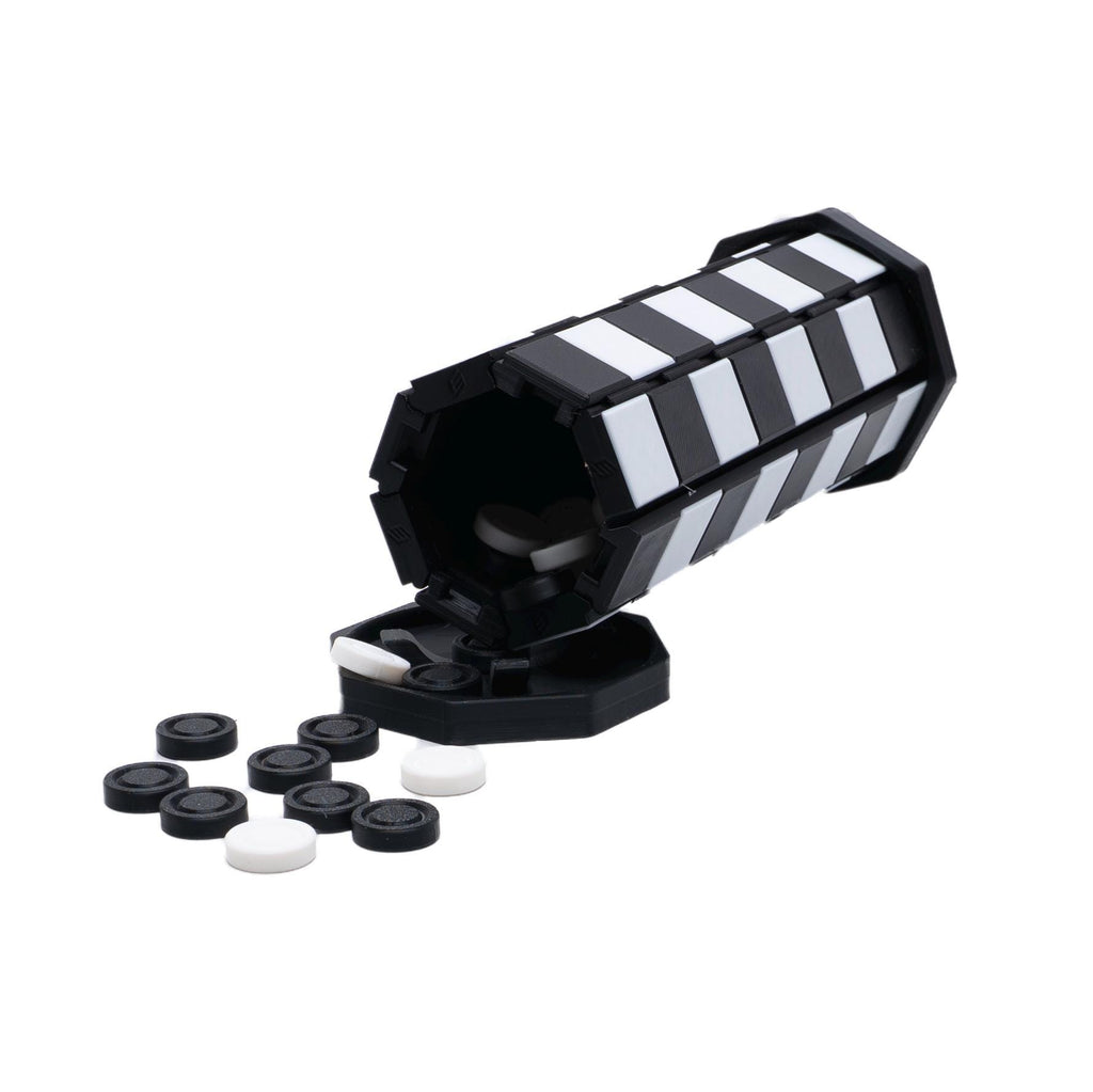 Chess & Checker Set Compact Gift for Him Travel Roll Up Case Packs Easily in Backpack for Plane Waterproof Fun on Cruise and Camping Gift