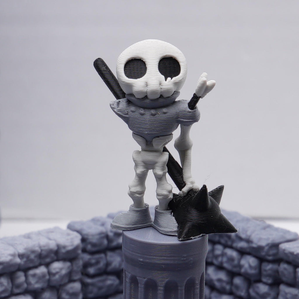 Skeleton Miniature Set for DnD 3 Undead Figures Injured and Battle-Damaged Skeletons Tabletop RPG Monster Minis Unique Gift for DnD Players
