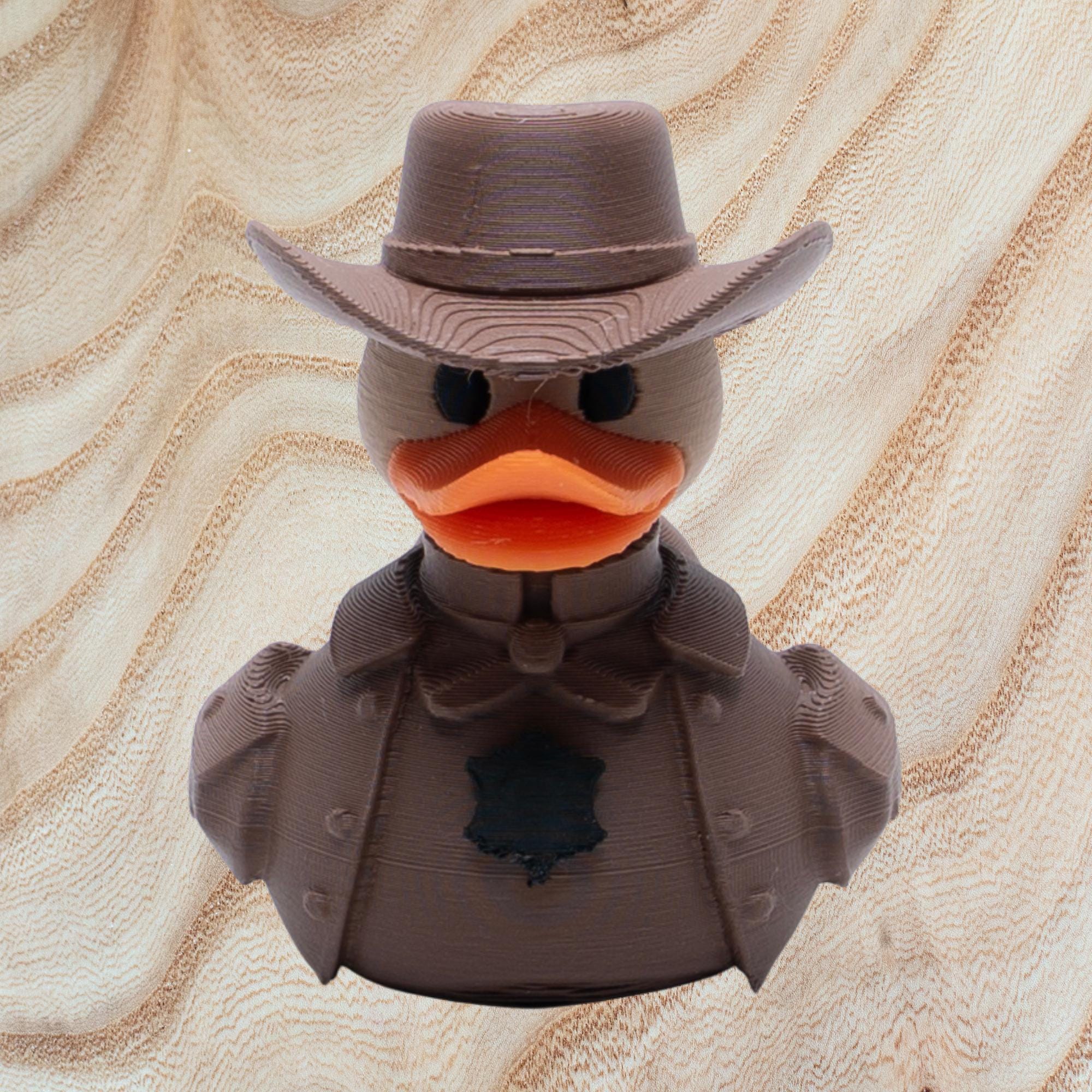 Cowboy Hat Sheriff Cruise Duck Law Duck Gift for Police & Sheriff Fans Western Style Hide and Seek Duck Cruise Souvenir Gift for Him Cruise