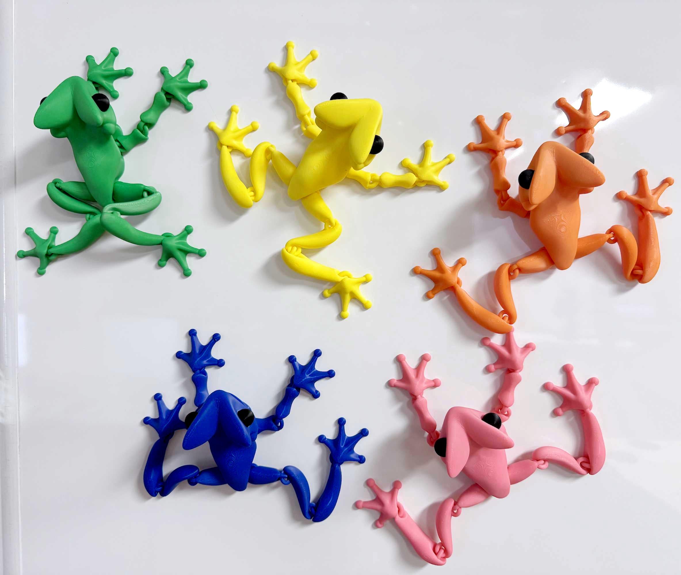 Gift for Boy Kids Toy Giant Frog for Imaginative Pretend Play Fun Magnets for Custom Poses on White Boards in Kids Bedroom Gift Playroom