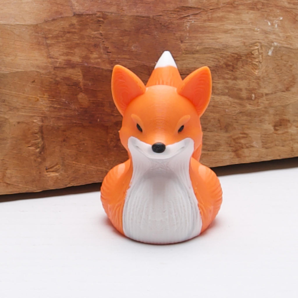 Fox Cruise Duck Gift Woodland Animal Hide and Seek Duck for Ship Adventures Party Favor Cake Topper Gift for Her Travel Keepsake Fox Duck