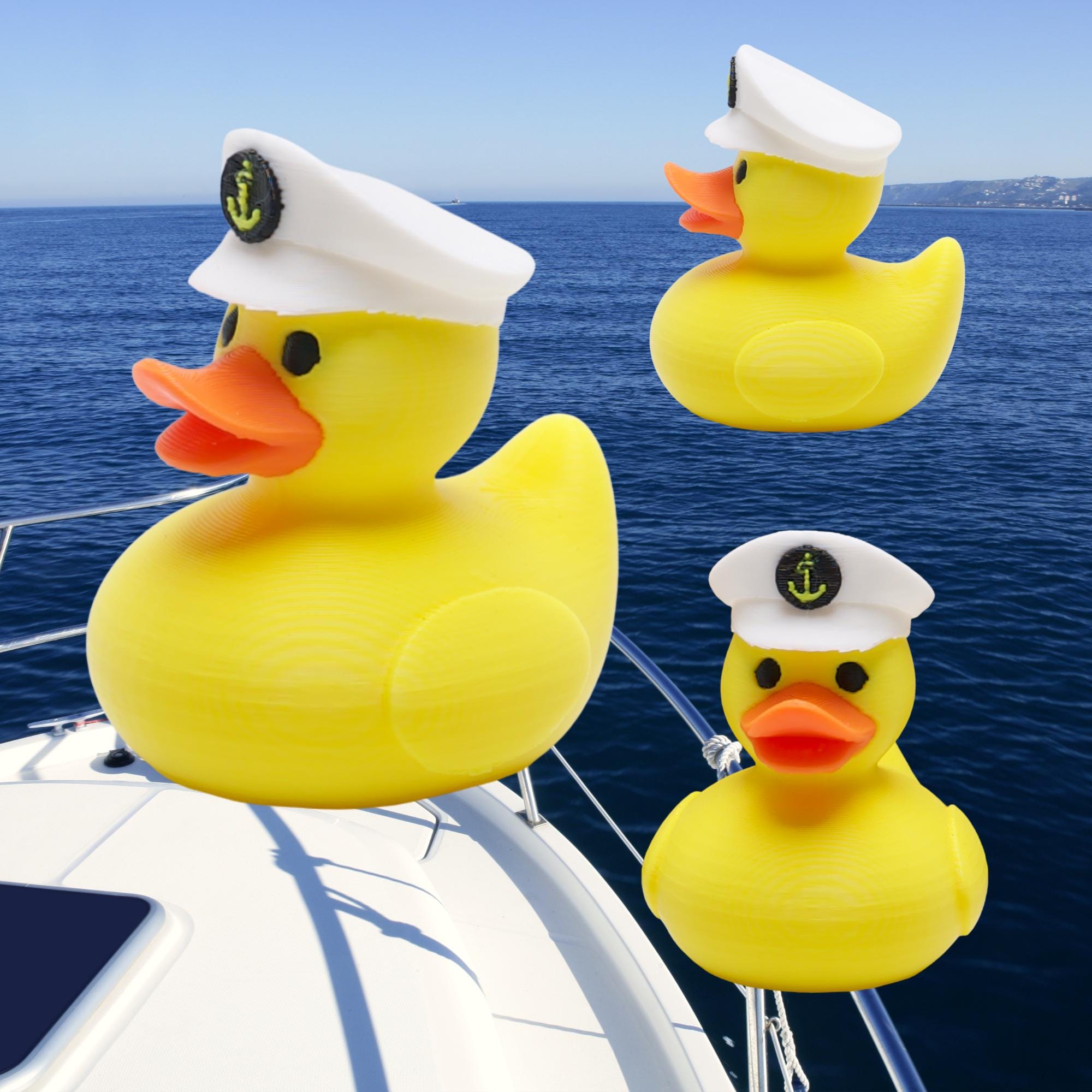 Captain Cruise Duck Gift Boat Lover Hide and Seek Duck Fishing Boat Gift for Dad Nautical Beach Party Favor Fun Souvenir for Ship Adventures