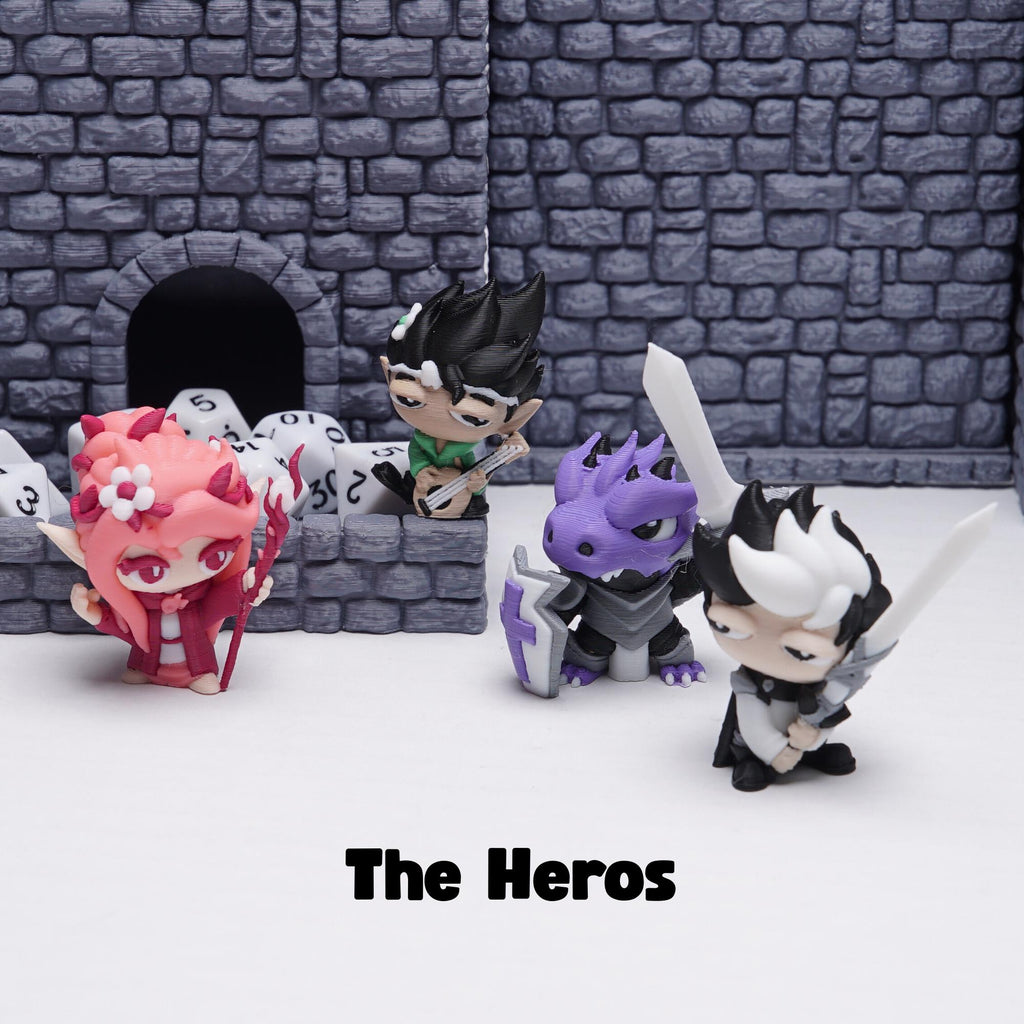 DnD Fighter Miniature for Tabletop Role Play Games Unique Gift for TTRPG Dungeons and Dragons Fan Figure Human Hero Fighter with Sword