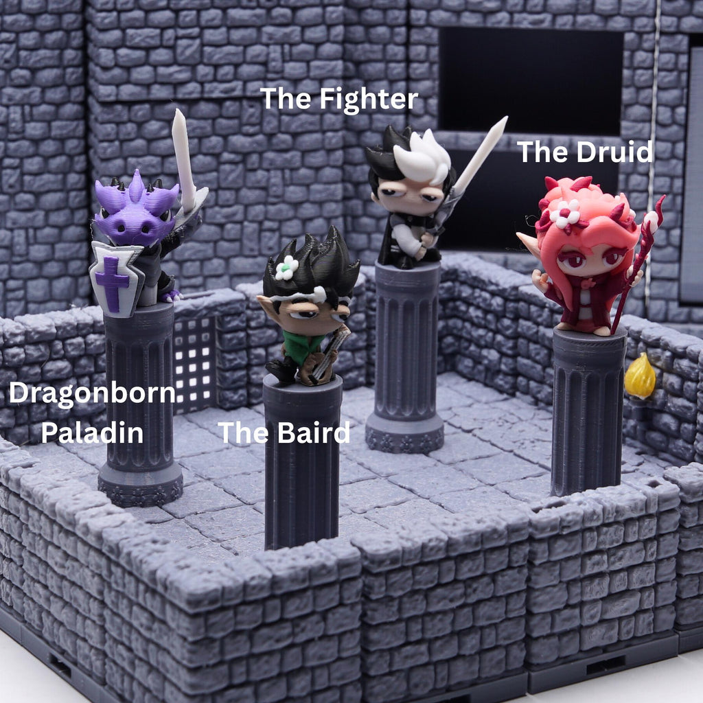DnD Dragonborn Paladin Miniature for Tabletop Role Play Games Unique Gift for TTRPG Dungeons and Dragons Fan Figure with Sword and Shield