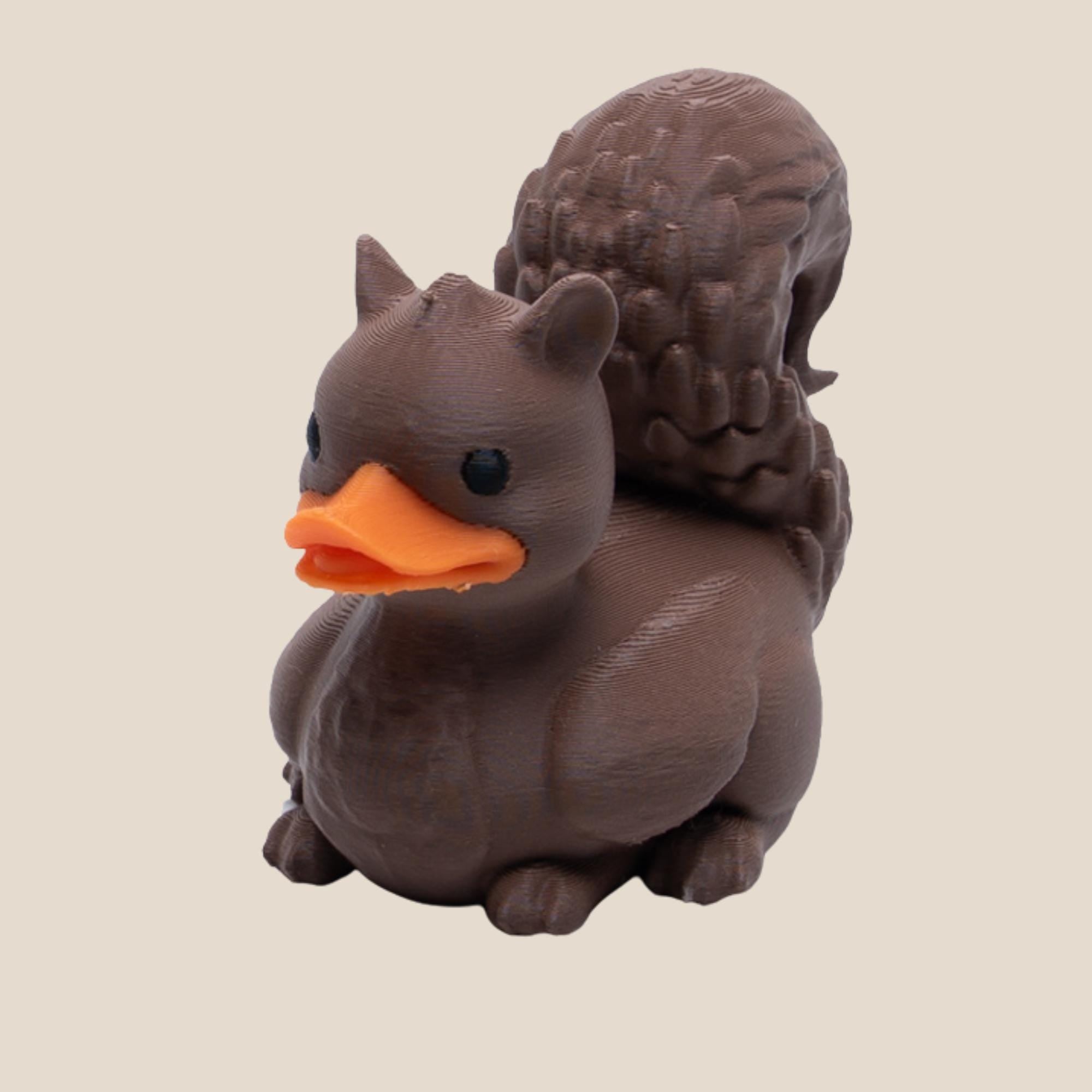 Squirrel Cruise Duck Gift Woodland Animal Hide and Seek Duck Nature Party Favor Birthday Cake Topper for Kids Collectible Travel Keepsake