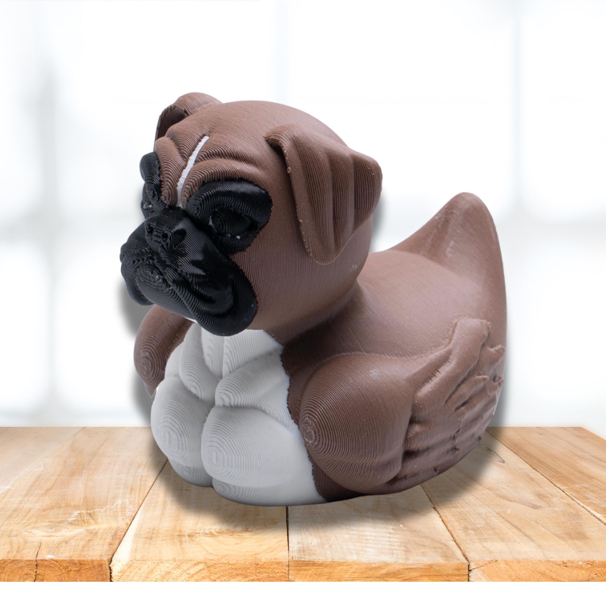 Boxer Cruise Duck Gift Dog Lover Hide n Seek Duck Fun Travel Gift for Him Puppy Party Favor Dog Birthday Cake Topper Souvenir Keepsake Duck