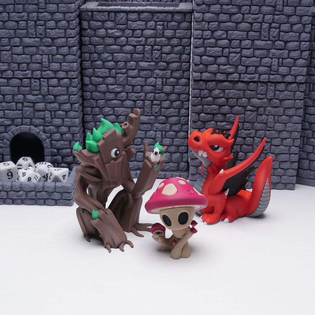 DnD Young Red Dragon Miniature for Tabletop Role Play Games Unique Design Gift for TTRPG Dungeons and Dragons Monster w Frightful Presence