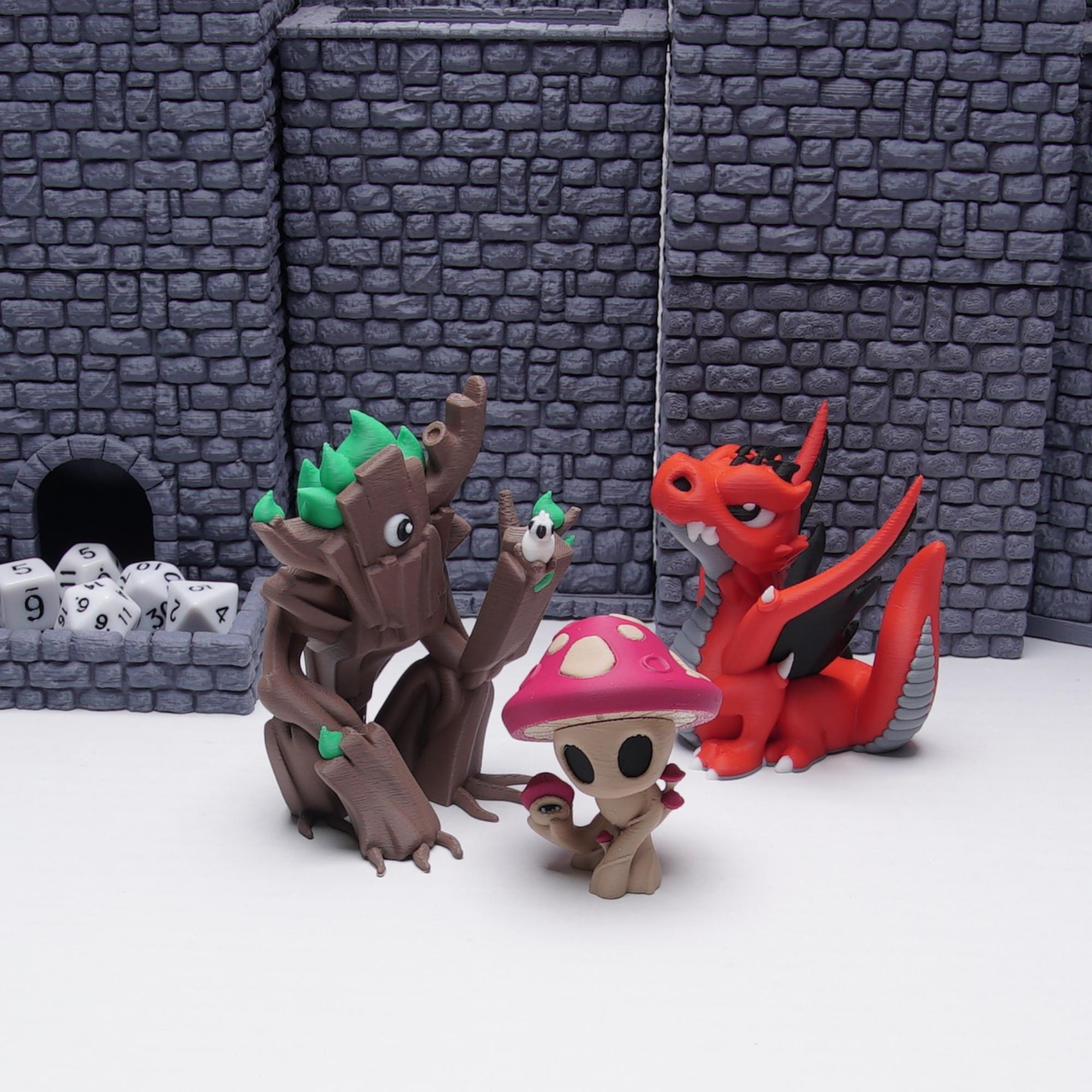 DnD Young Red Dragon Miniature for Tabletop Role Play Games Unique Design Gift for TTRPG Dungeons and Dragons Monster w Frightful Presence