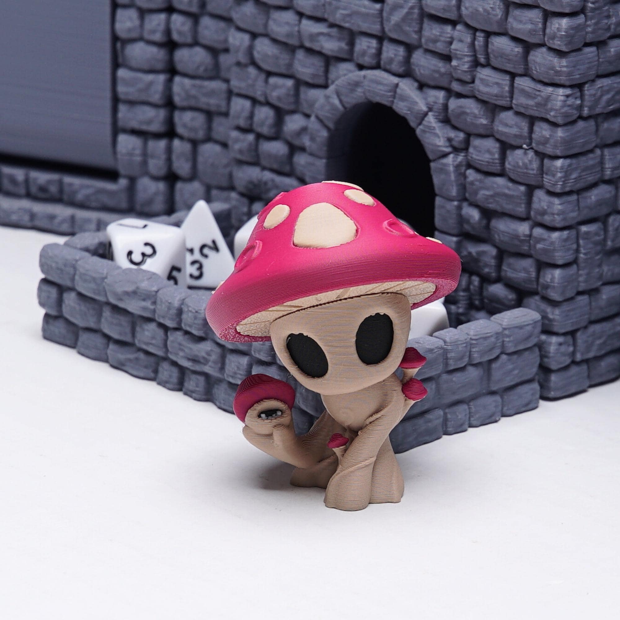 DnD Myconid Mushroom Miniature Fungal Monster Figure for Tabletop RPGs Fantasy Mushroom Creature Mini for DnD Fun Gift for TTRPG Players