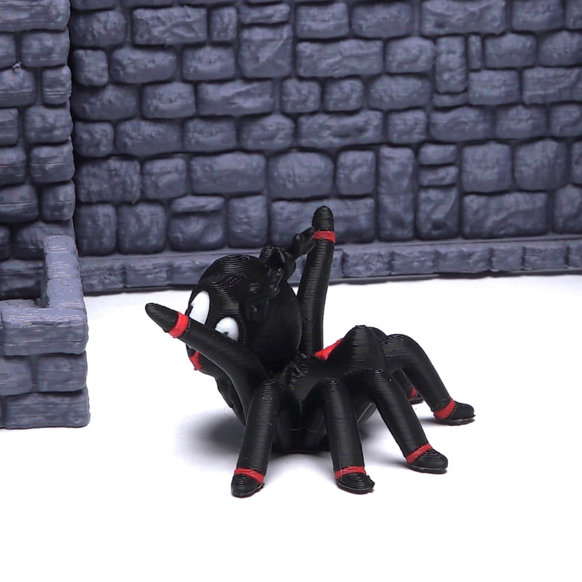 DnD Spider Miniature for Tabletop Role Play Games Gift for Dungeon and Dragon Fans Tiny Beast Spider Figure for TTRPG with Friends Adventure