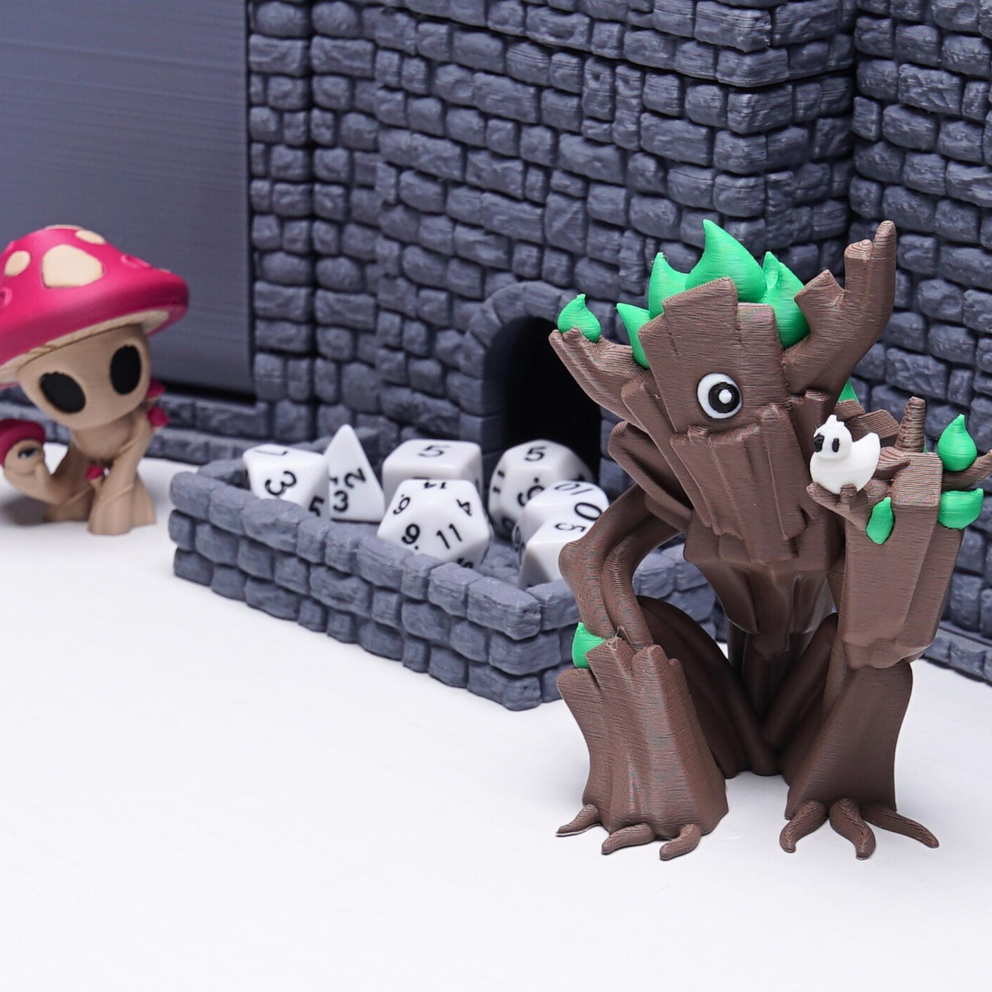 DnD Treant Monster Miniature Playful Design for Tabletop Role Play Games Gift for Dungeons and Dragons Fans Cute Tree Figure for TTRPG Fun