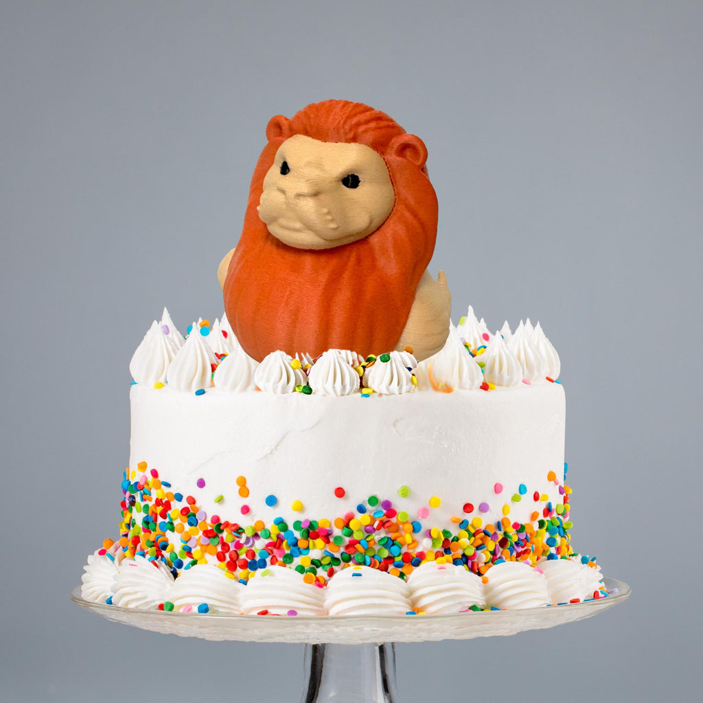 Lion Duck Gift for Off-Road Ducking Fans Safari Dashboard Duck for Adventure Vehicles Zoo Birthday Party Favor Lion Cake Topper Keepsake