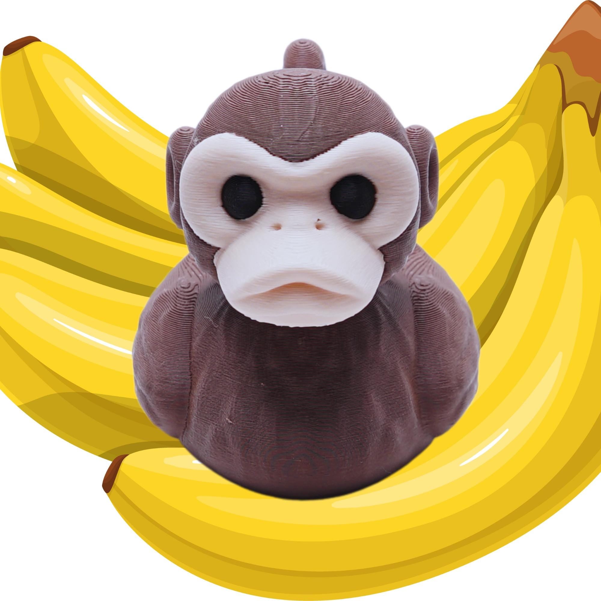 Monkey Duck Gift for Off-Road Ducking Fans Safari Adventure Dashboard Duck Zoo Birthday Party Favor Animal Keepsake for Trail Explorers