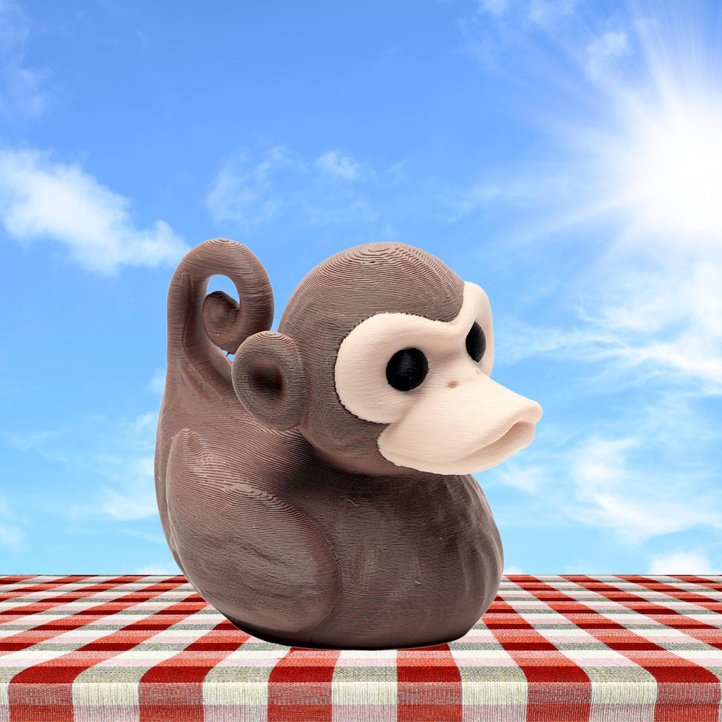 Monkey Duck Gift for Off-Road Ducking Fans Safari Adventure Dashboard Duck Zoo Birthday Party Favor Animal Keepsake for Trail Explorers